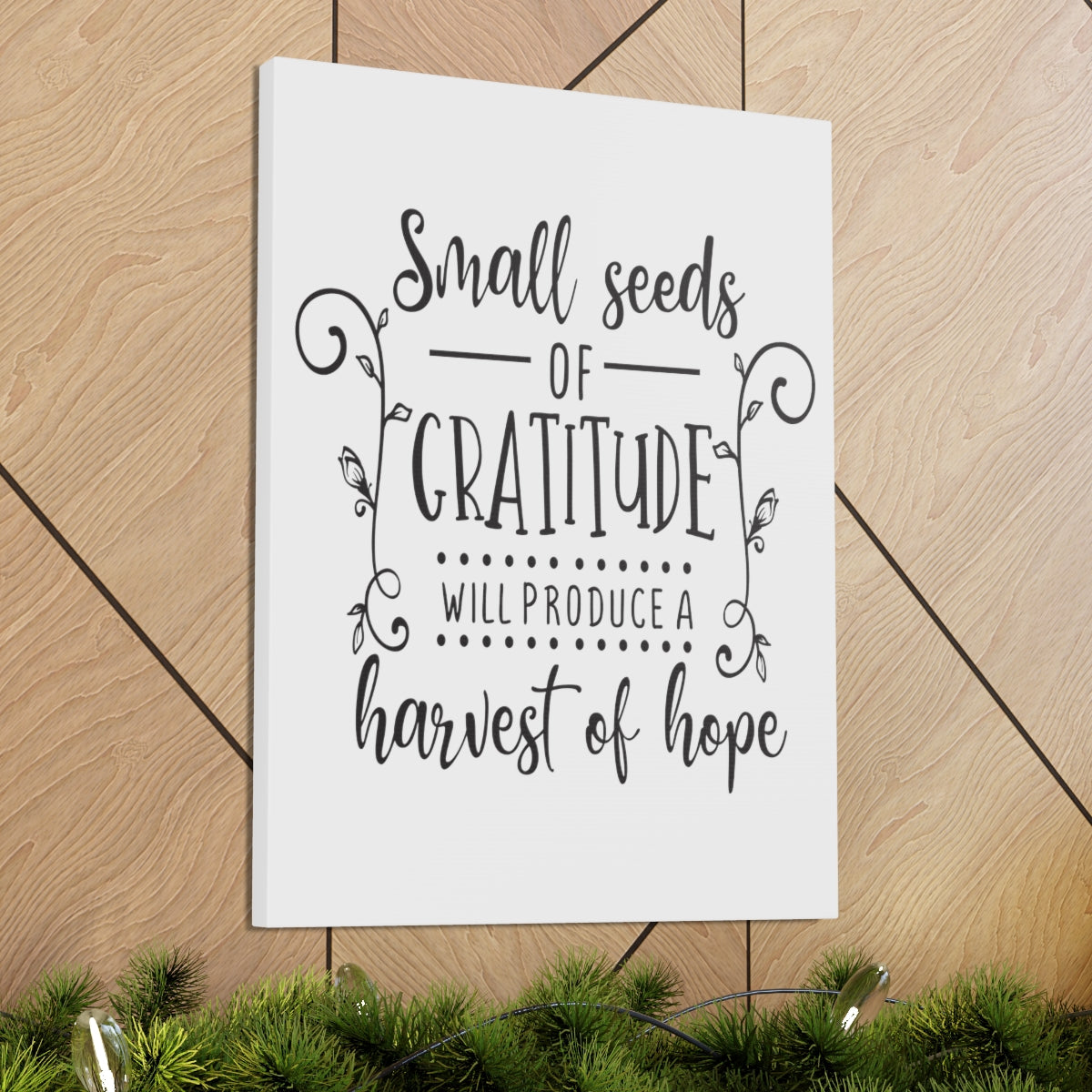 Scripture Walls Gratitude Will Produce 1 Thessalonians 5:18 Christian Wall Art Print Ready to Hang Unframed-Express Your Love Gifts