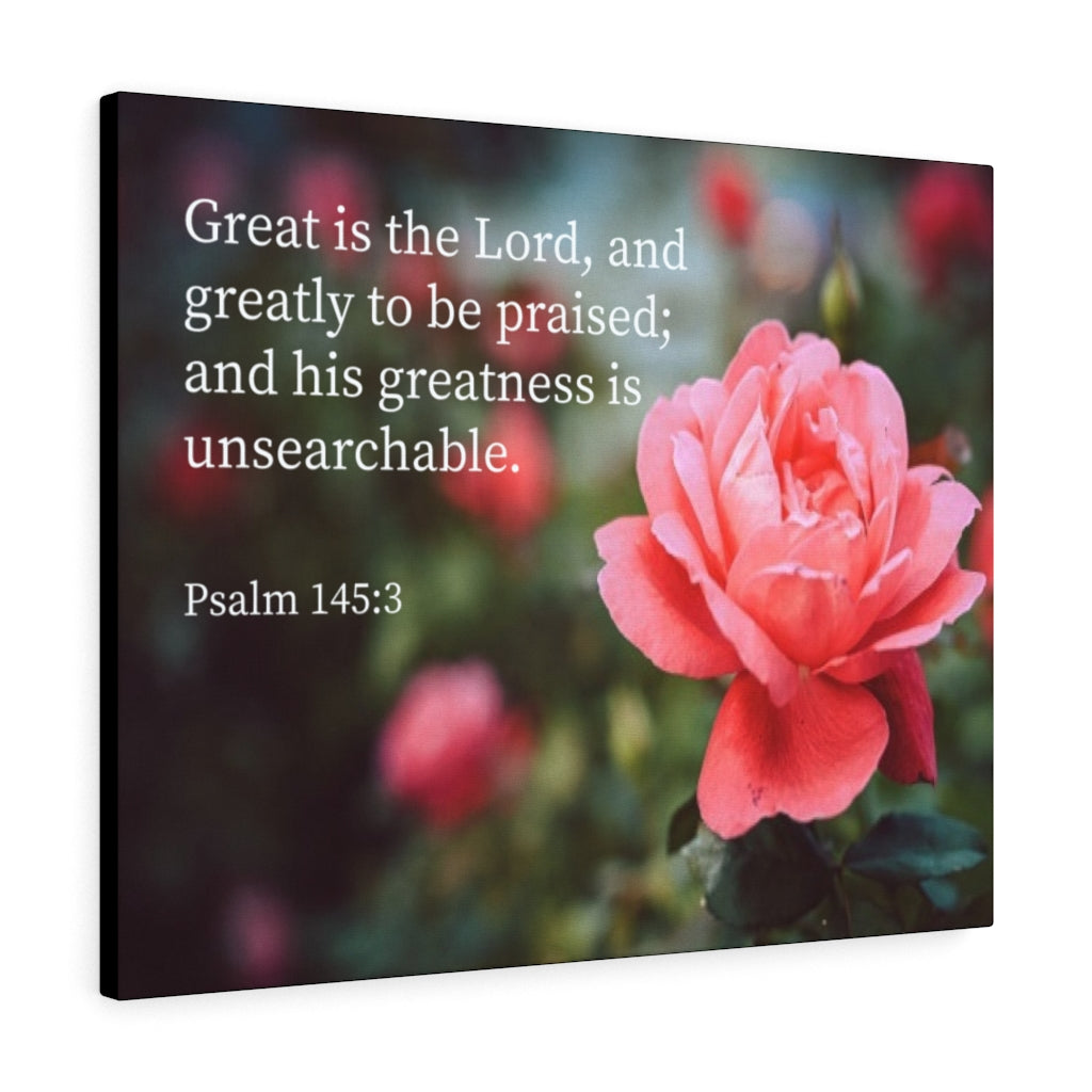 Scripture Walls Greart is The Lord Psalm 56:3 Bible Verse Canvas Christian Wall Art Ready to Hang Unframed-Express Your Love Gifts