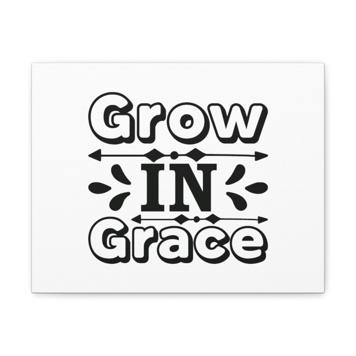 Scripture Walls Grow In Grace 2 Peter 3:18 Bordered Christian Wall Art Bible Verse Print Ready to Hang Unframed-Express Your Love Gifts