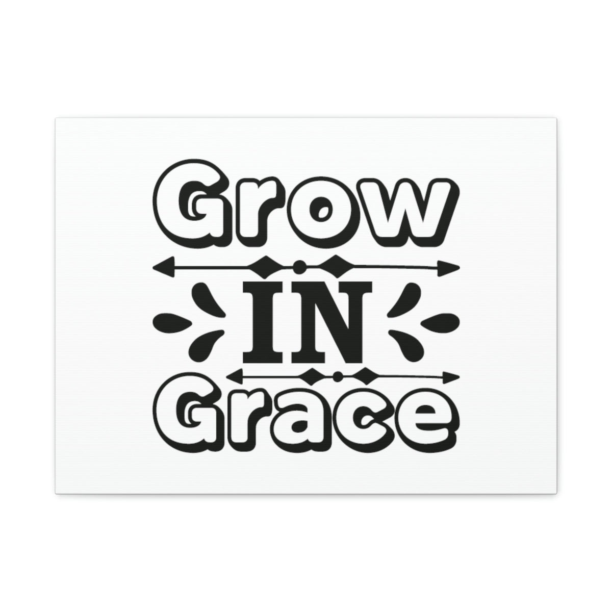 Scripture Walls Grow In Grace 2 Peter 3:18 Bordered Christian Wall Art Bible Verse Print Ready to Hang Unframed-Express Your Love Gifts