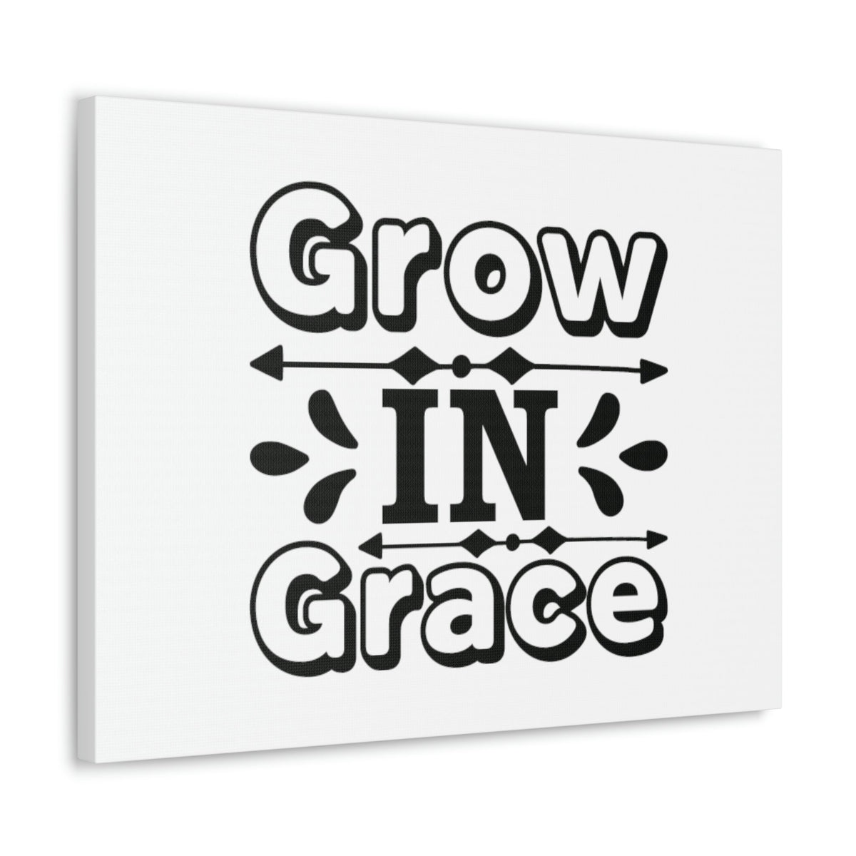 Scripture Walls Grow In Grace 2 Peter 3:18 Bordered Christian Wall Art Bible Verse Print Ready to Hang Unframed-Express Your Love Gifts