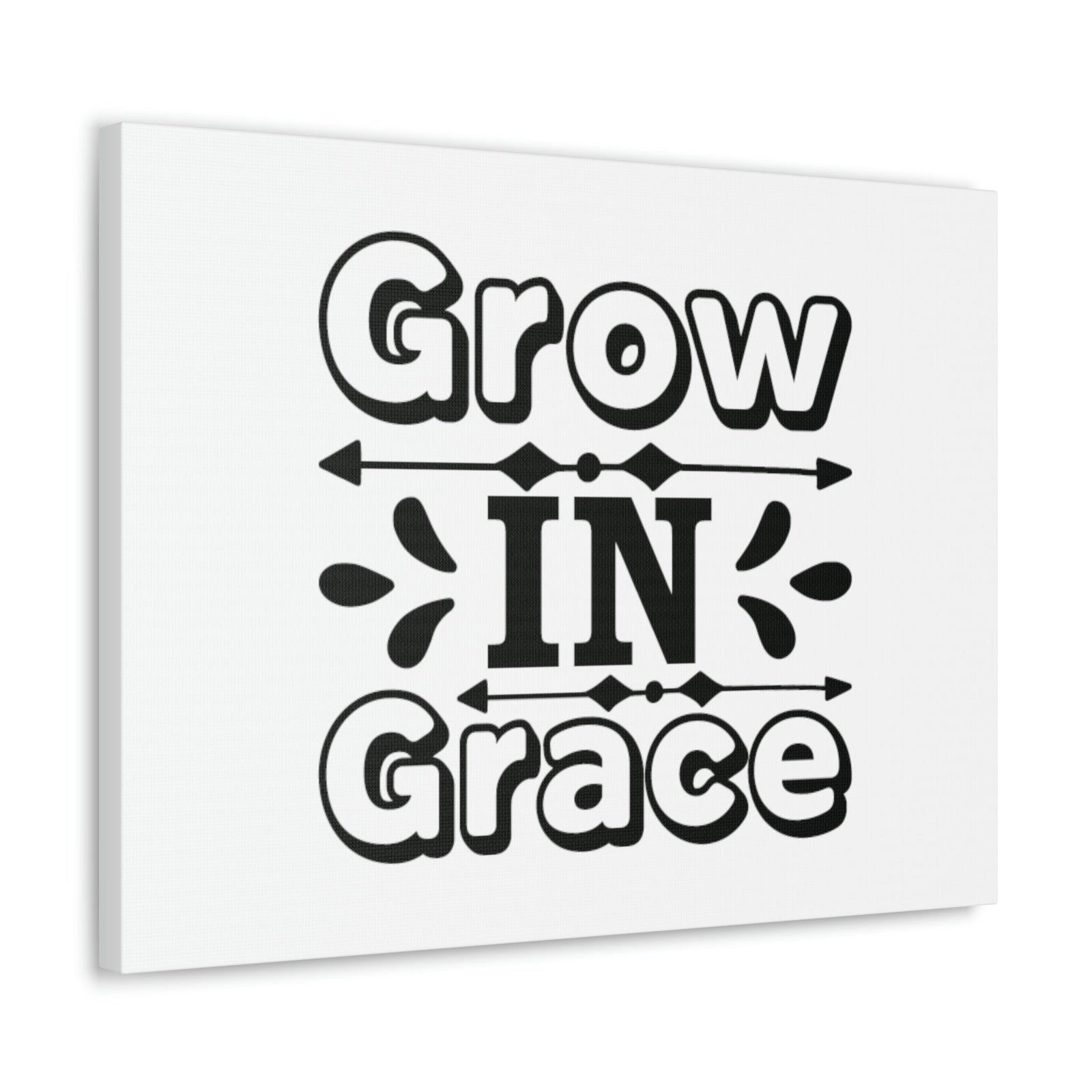 Scripture Walls Grow In Grace 2 Peter 3:18 Bordered Christian Wall Art Bible Verse Print Ready to Hang Unframed-Express Your Love Gifts