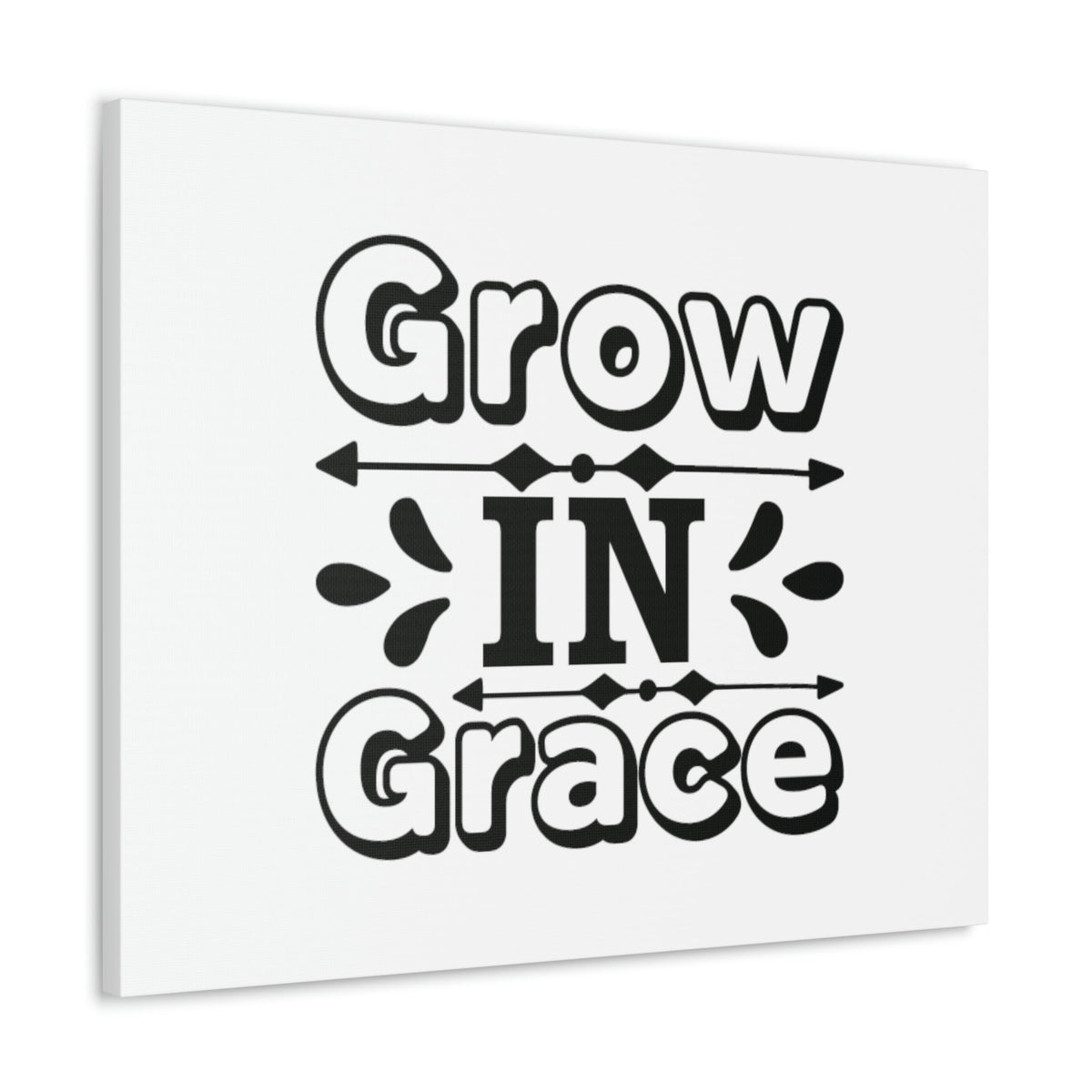 Scripture Walls Grow In Grace 2 Peter 3:18 Bordered Christian Wall Art Bible Verse Print Ready to Hang Unframed-Express Your Love Gifts