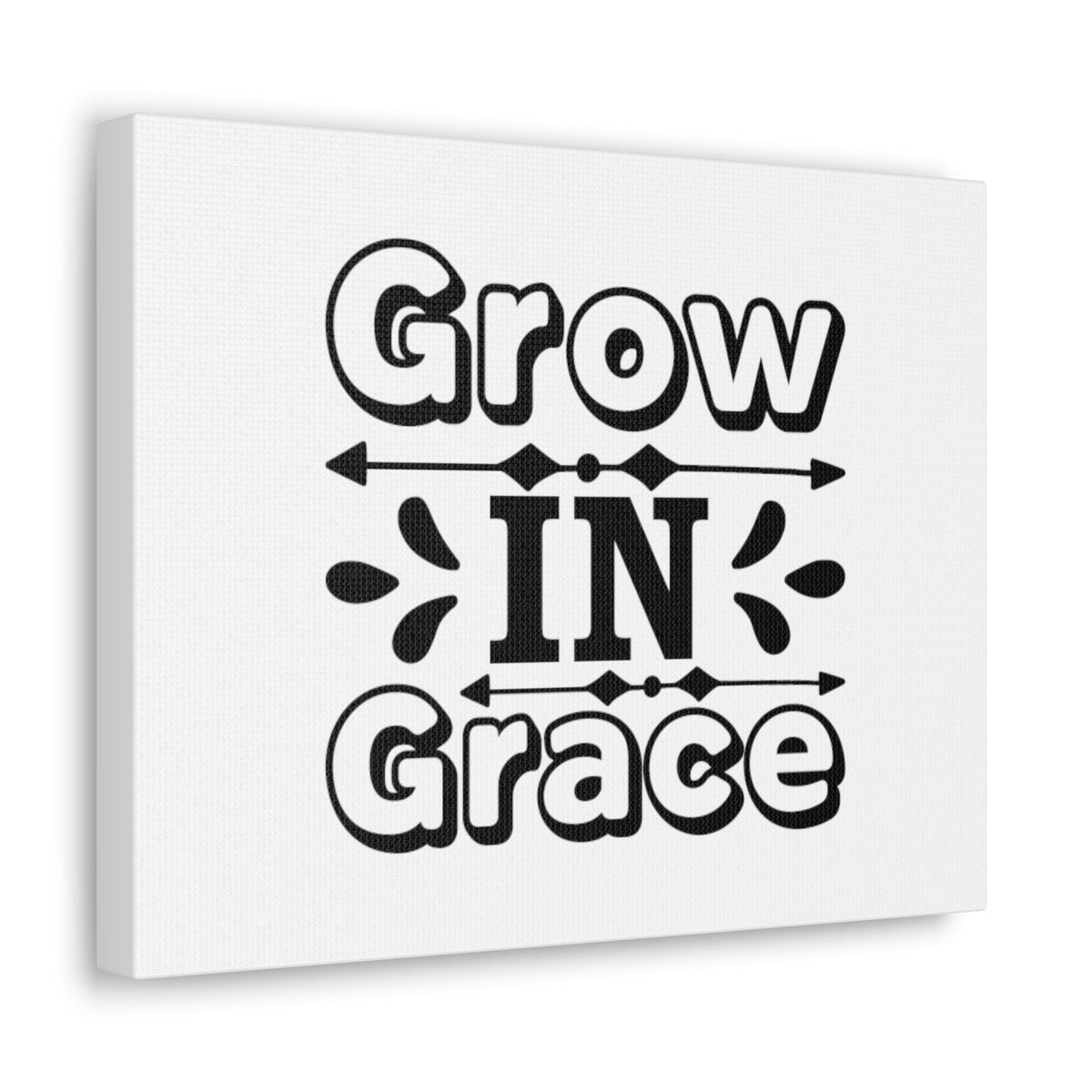 Scripture Walls Grow In Grace 2 Peter 3:18 Bordered Christian Wall Art Bible Verse Print Ready to Hang Unframed-Express Your Love Gifts