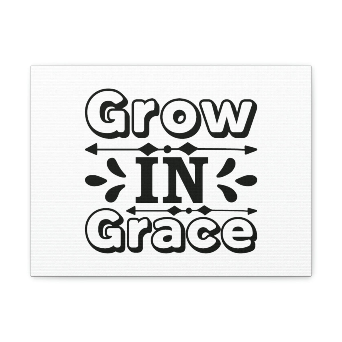 Scripture Walls Grow In Grace 2 Peter 3:18 Bordered Christian Wall Art Bible Verse Print Ready to Hang Unframed-Express Your Love Gifts