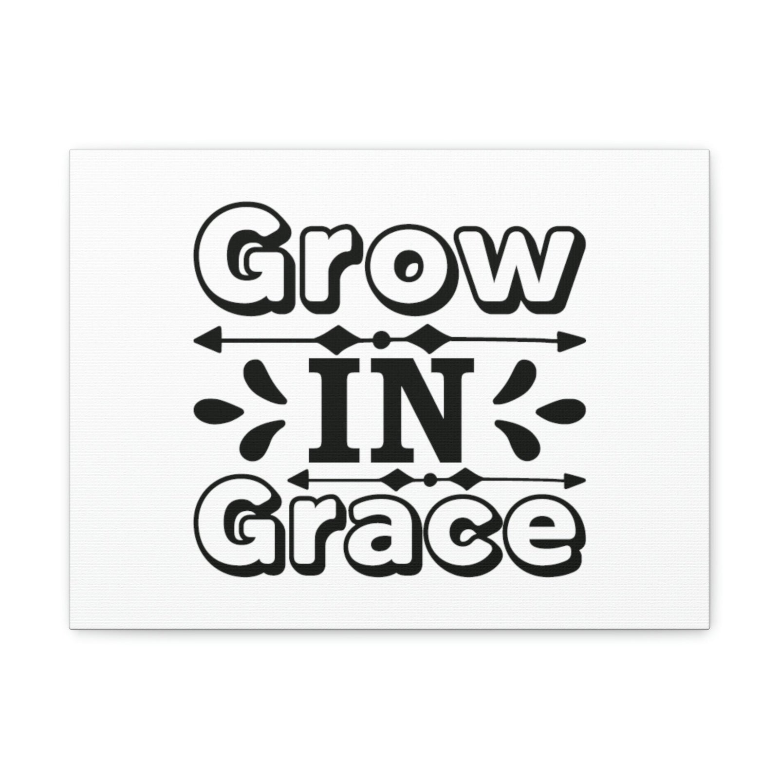 Scripture Walls Grow In Grace 2 Peter 3:18 Bordered Christian Wall Art Bible Verse Print Ready to Hang Unframed-Express Your Love Gifts