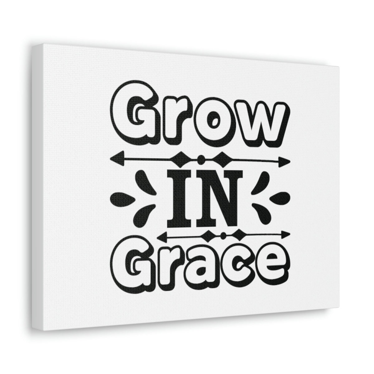 Scripture Walls Grow In Grace 2 Peter 3:18 Bordered Christian Wall Art Bible Verse Print Ready to Hang Unframed-Express Your Love Gifts