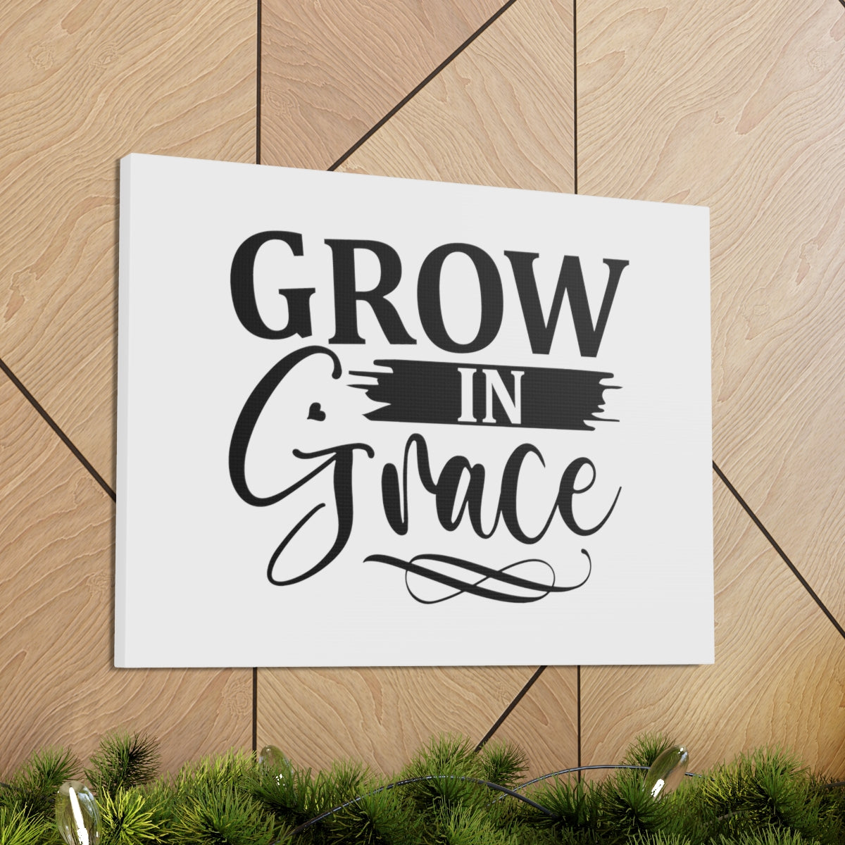 Scripture Walls Grow In Grace 2 Peter 3:18 Christian Wall Art Bible Verse Print Ready to Hang Unframed-Express Your Love Gifts