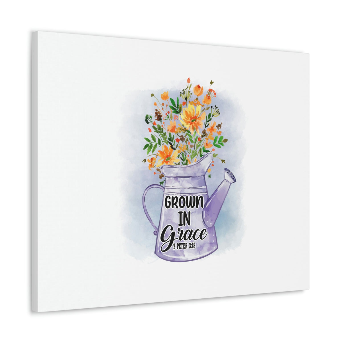 Scripture Walls Grow In Grace 2 Peter 3:18 Flower Christian Wall Art Bible Verse Print Ready to Hang Unframed-Express Your Love Gifts