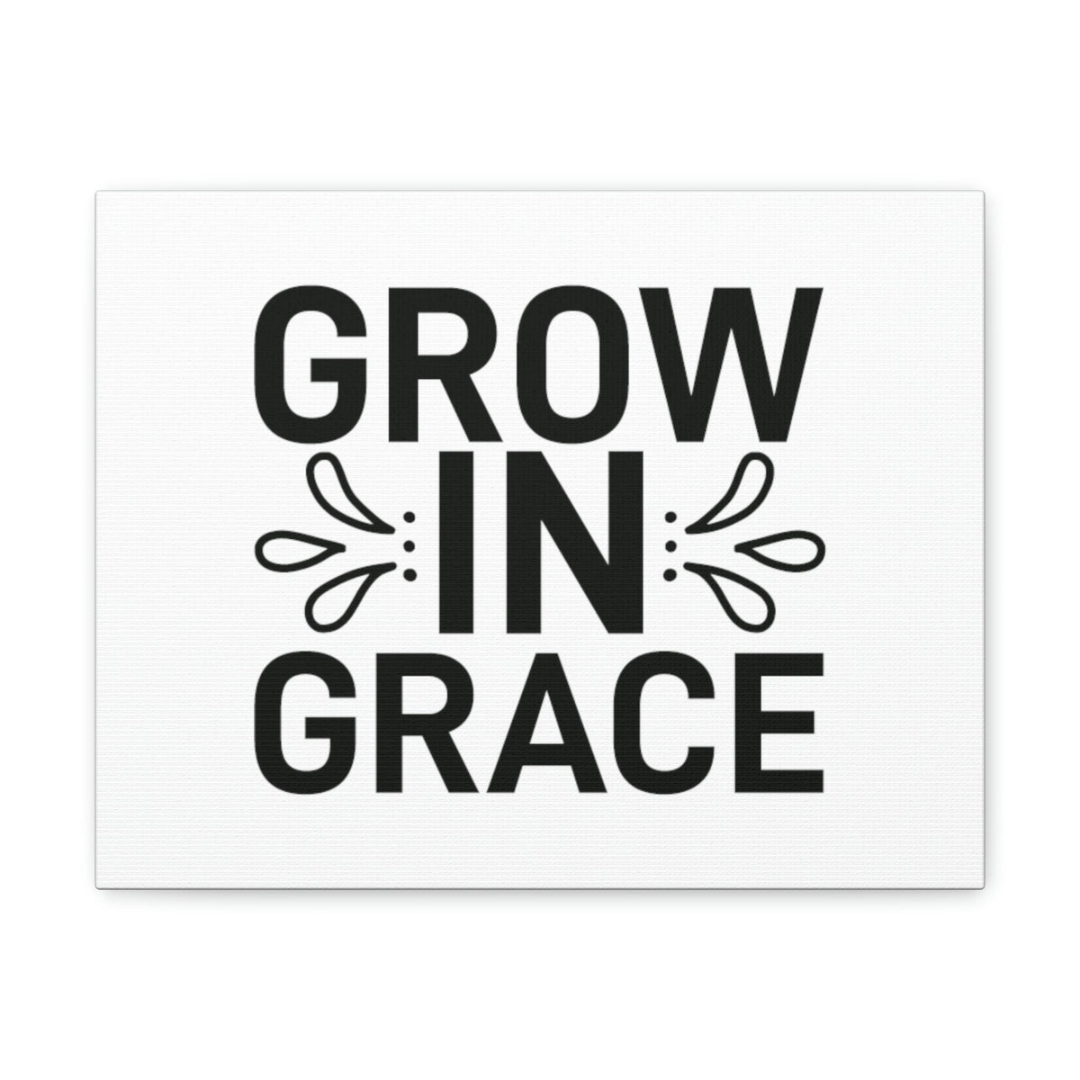 Scripture Walls Grow In Grace 2 Peter 3:18 White Splash Christian Wall Art Bible Verse Print Ready to Hang Unframed-Express Your Love Gifts
