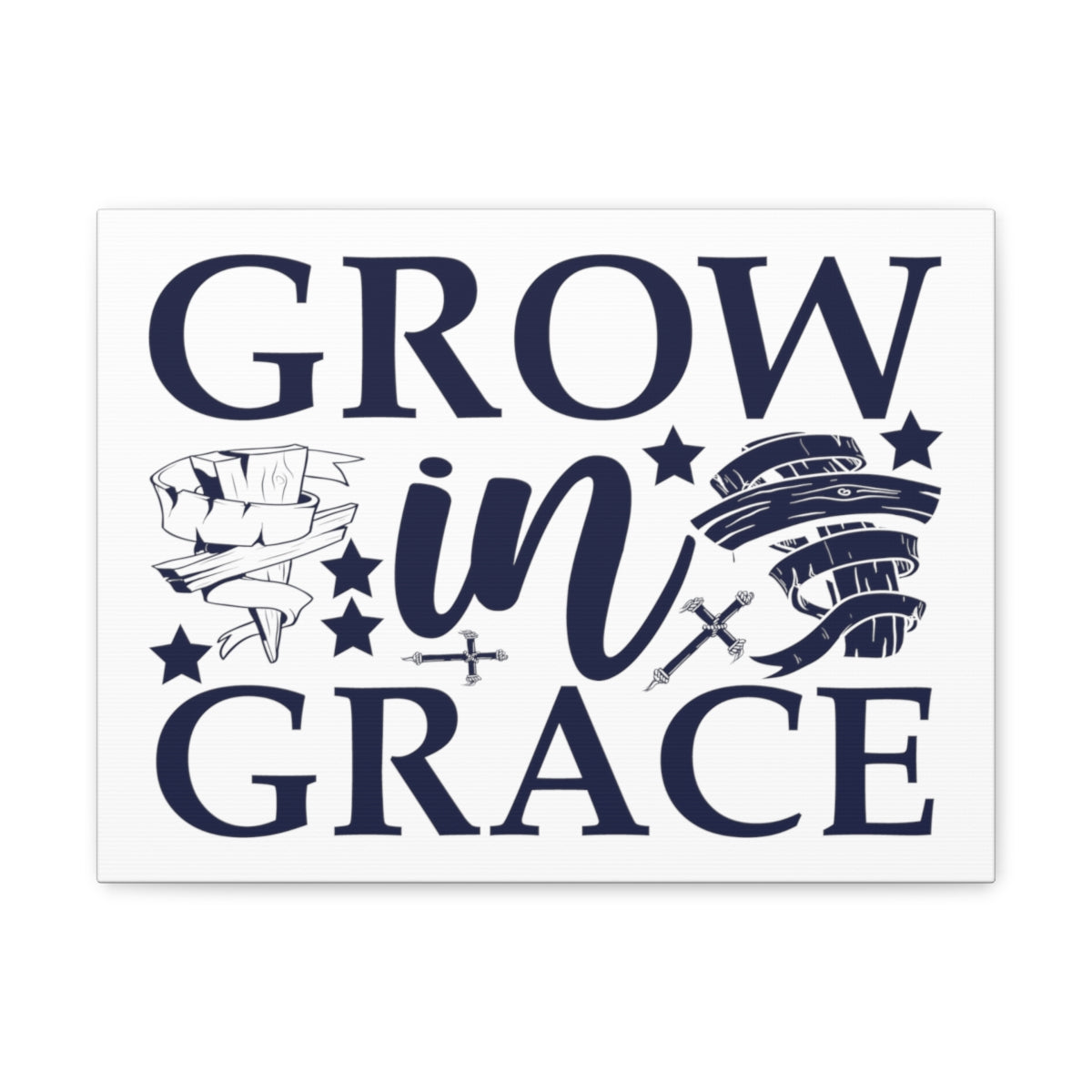 Scripture Walls Grown In Grace 2 Peter 3:18 Christian Wall Art Print Ready to Hang Unframed-Express Your Love Gifts