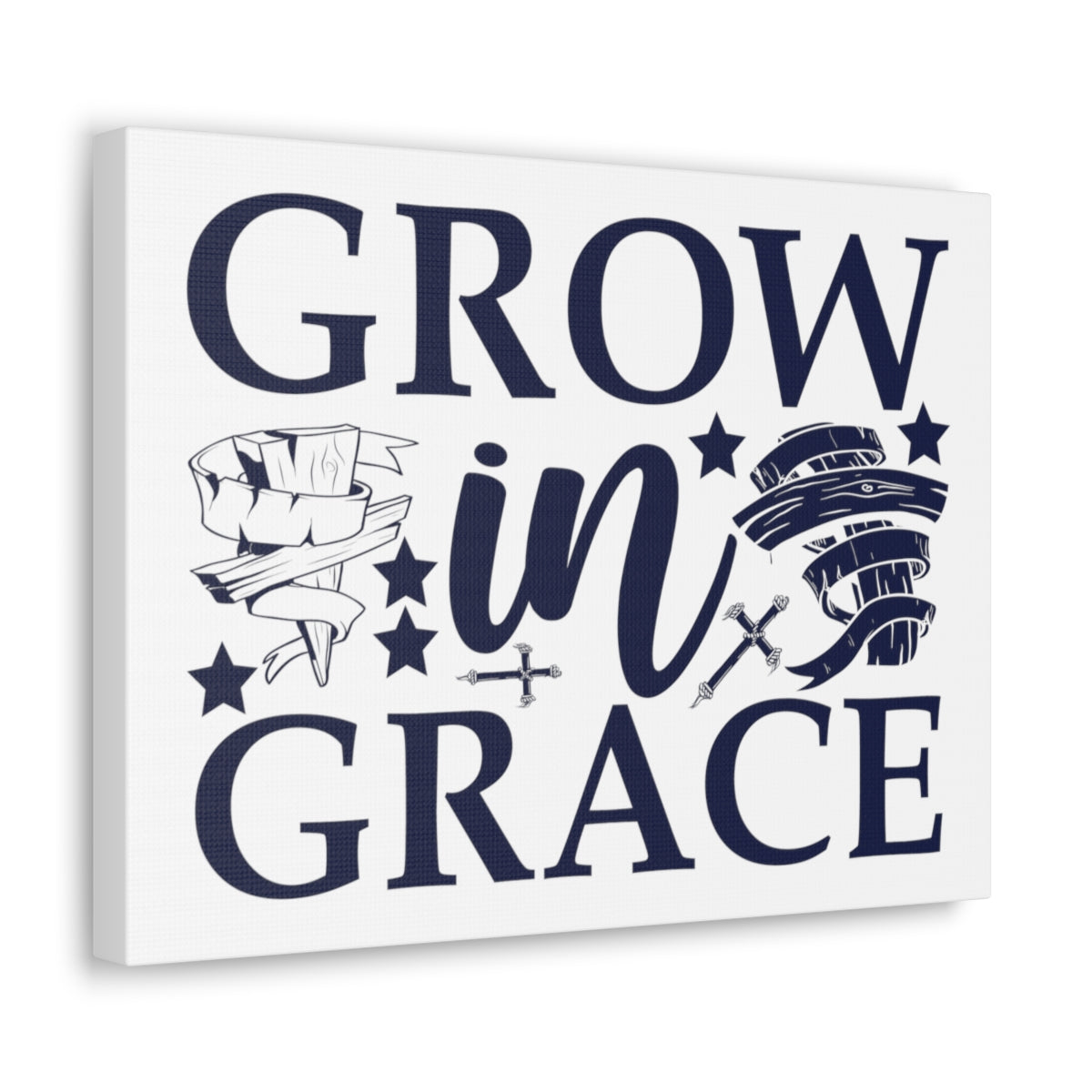 Scripture Walls Grown In Grace 2 Peter 3:18 Christian Wall Art Print Ready to Hang Unframed-Express Your Love Gifts