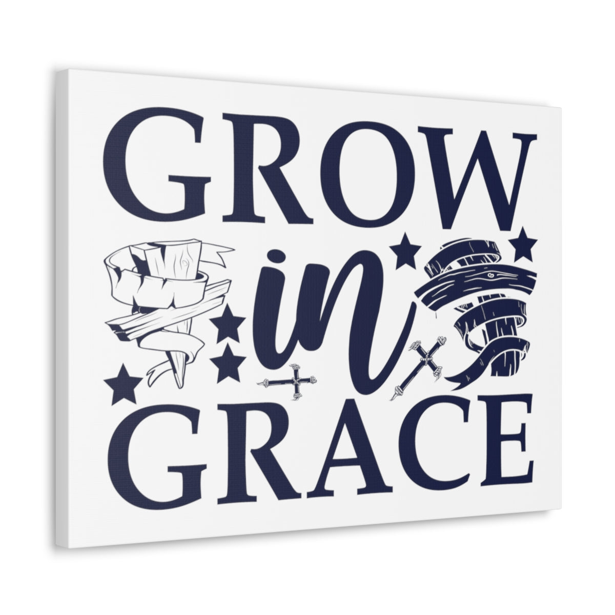 Scripture Walls Grown In Grace 2 Peter 3:18 Christian Wall Art Print Ready to Hang Unframed-Express Your Love Gifts