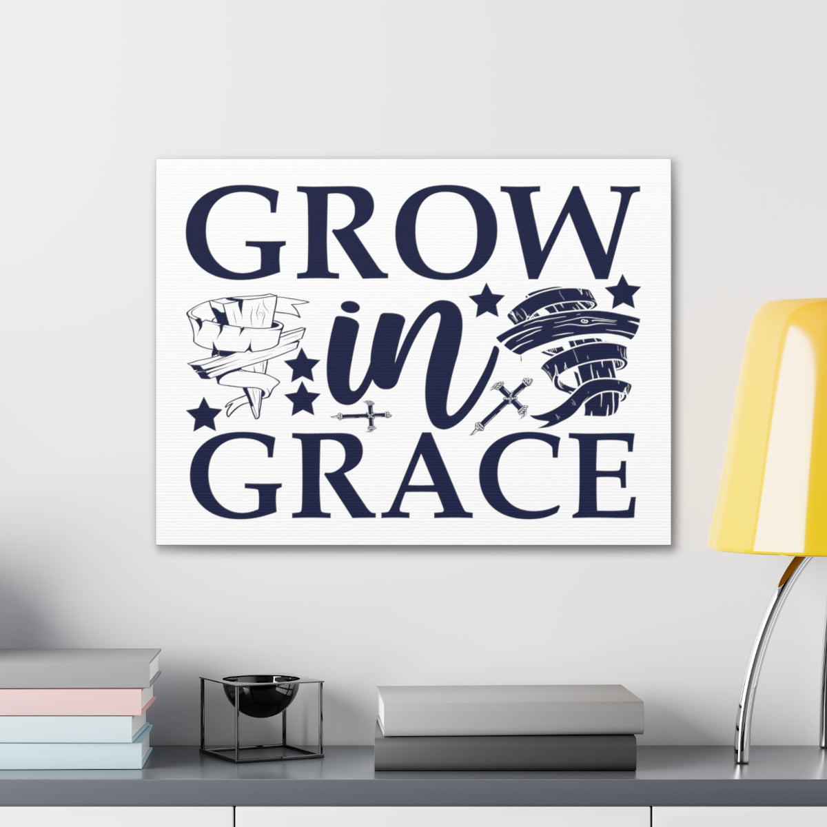 Scripture Walls Grown In Grace 2 Peter 3:18 Christian Wall Art Print Ready to Hang Unframed-Express Your Love Gifts