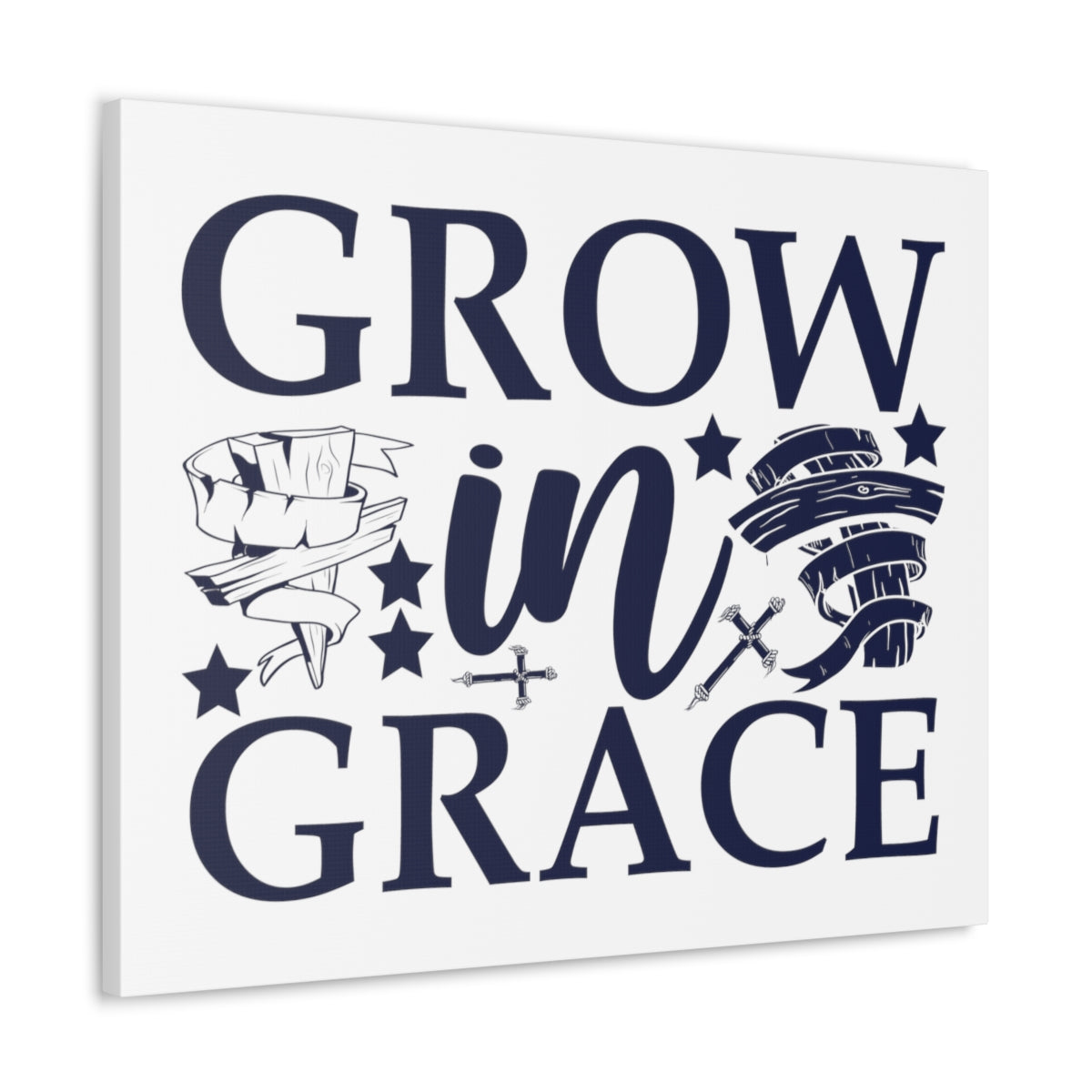 Scripture Walls Grown In Grace 2 Peter 3:18 Christian Wall Art Print Ready to Hang Unframed-Express Your Love Gifts