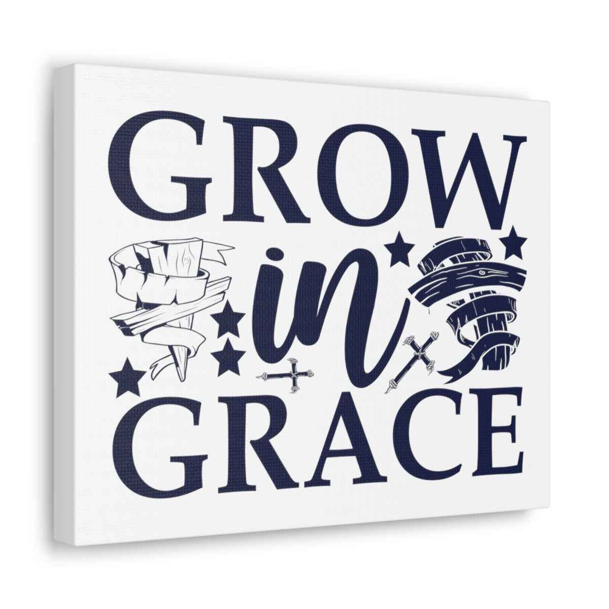 Scripture Walls Grown In Grace 2 Peter 3:18 Christian Wall Art Print Ready to Hang Unframed-Express Your Love Gifts