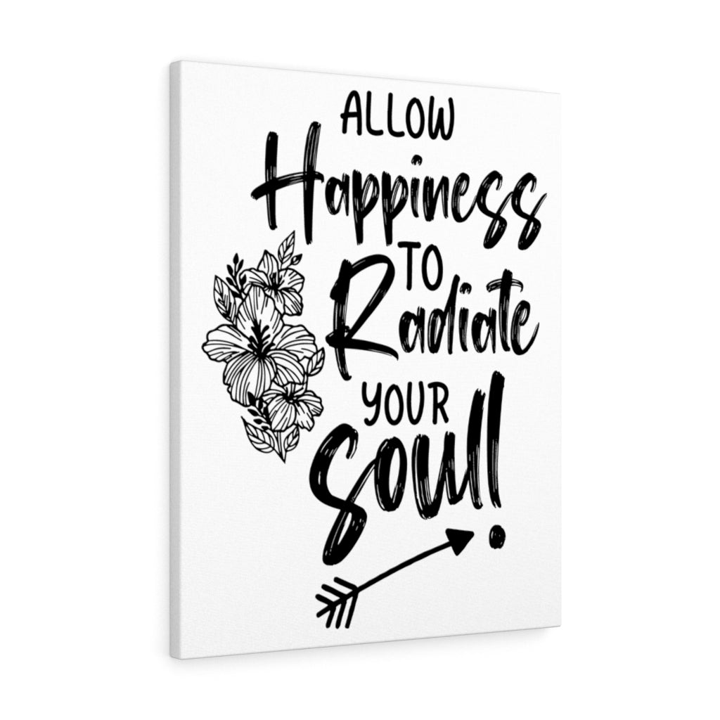 Scripture Walls Happiness To Radiate Bible Verse Canvas Christian Wall Art Ready to Hang Unframed-Express Your Love Gifts