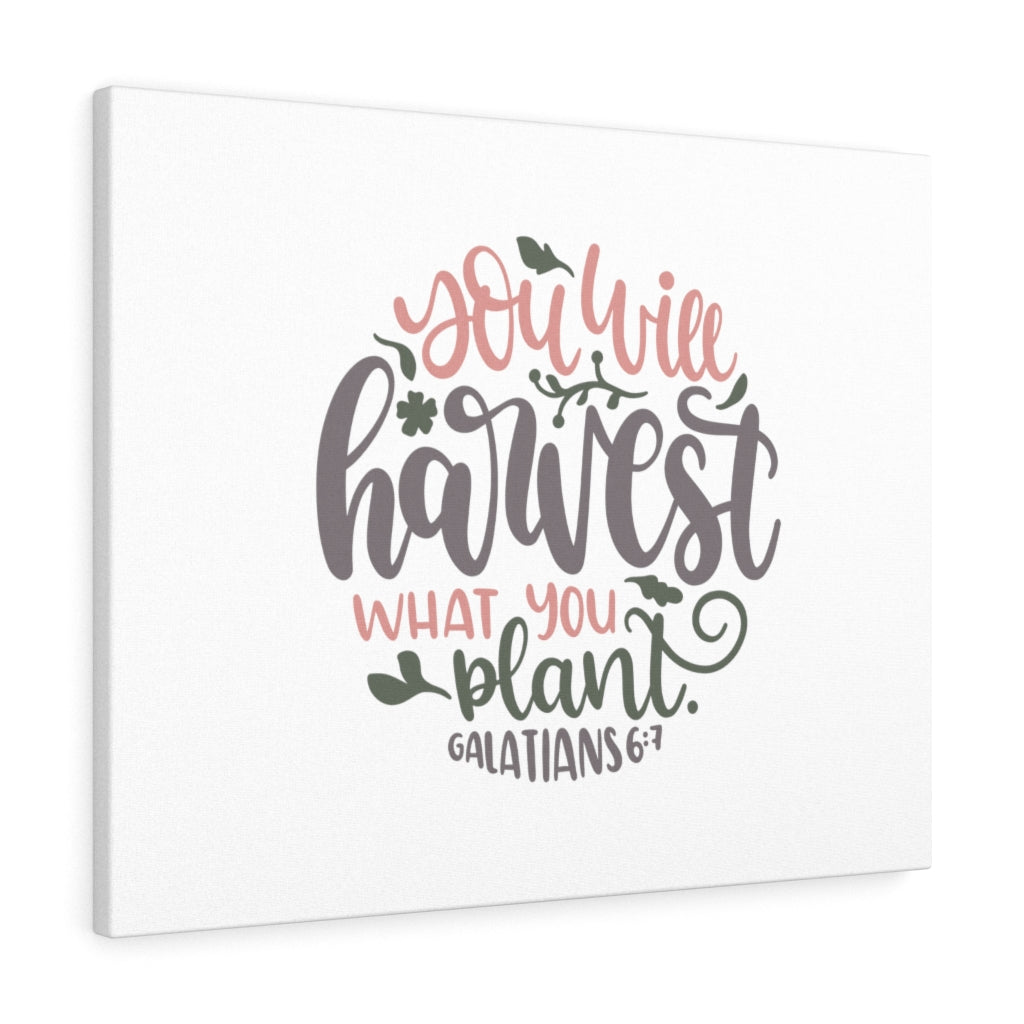 Scripture Walls Harvest What You Plant Galatians 6:7 Bible Verse Canvas Christian Wall Art Ready to Hang Unframed-Express Your Love Gifts