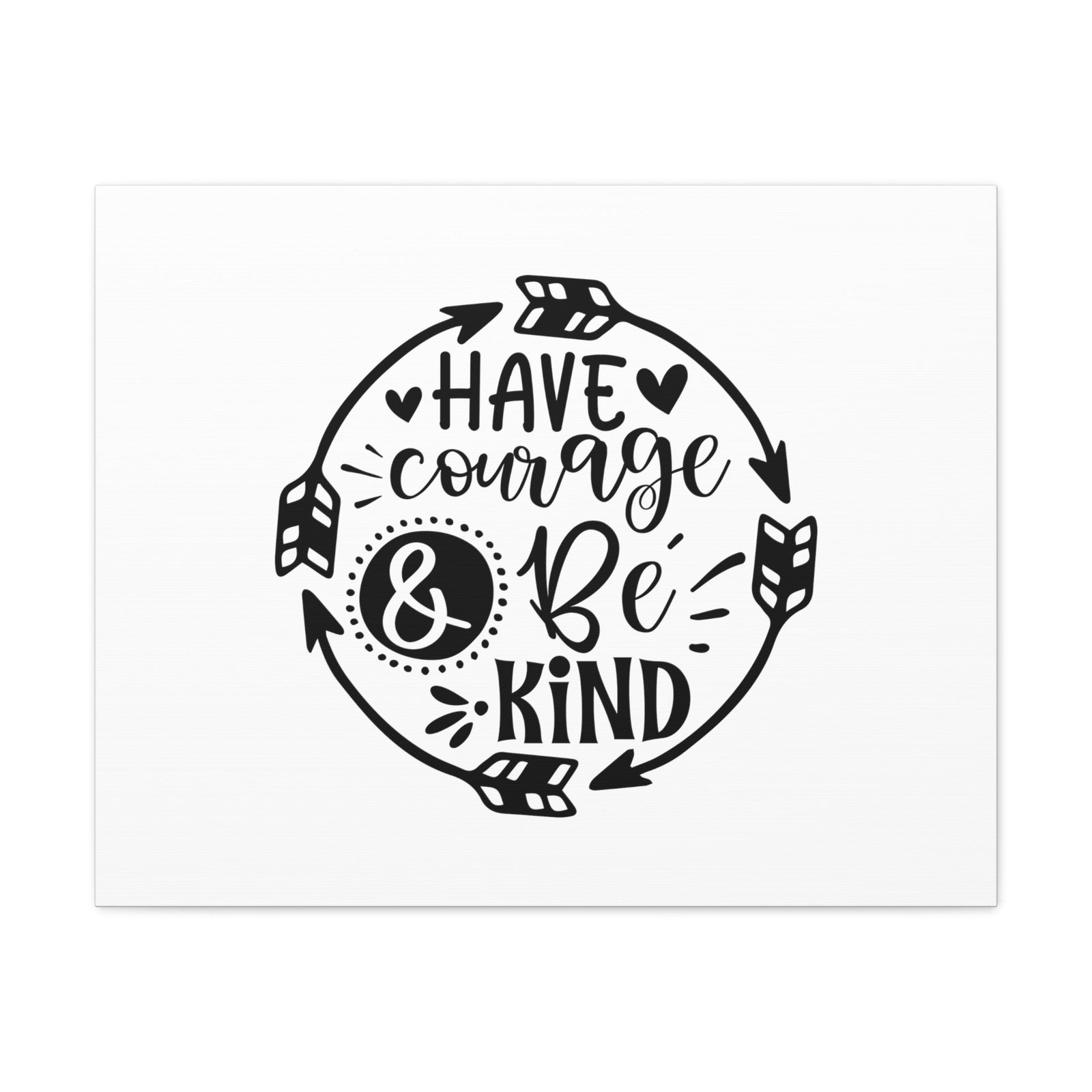 Scripture Walls Have Courage & Be Kind 2 Samuel 10:12 Arrow Christian Wall Art Bible Verse Print Ready to Hang Unframed-Express Your Love Gifts