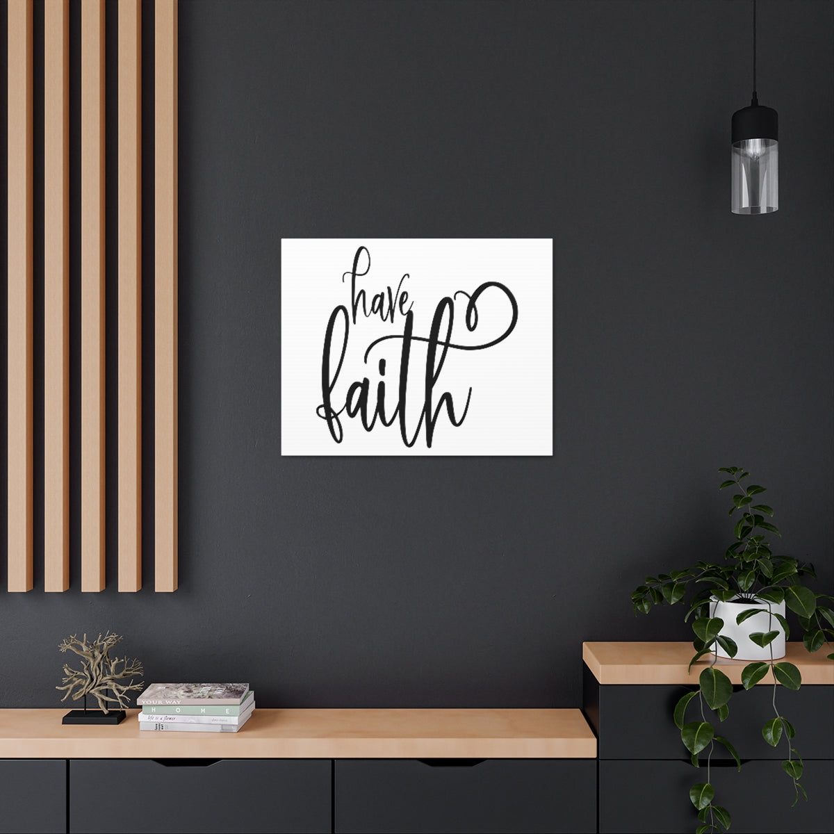 Scripture Walls Have Faith 2 Corinthians 5:7 Christian Wall Art Print Ready to Hang Unframed-Express Your Love Gifts