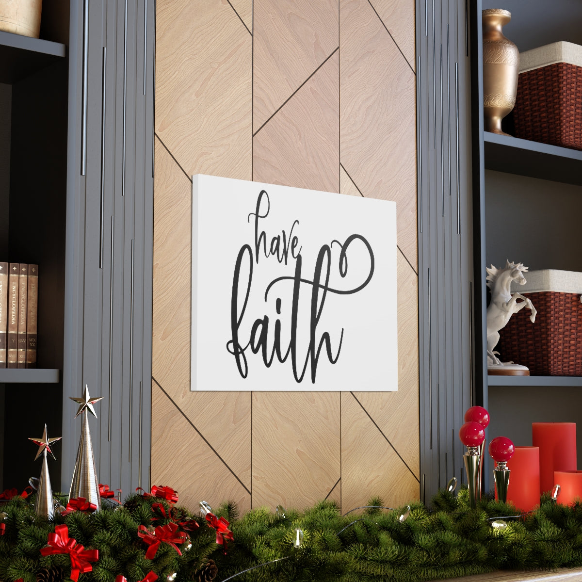 Scripture Walls Have Faith 2 Corinthians 5:7 Christian Wall Art Print Ready to Hang Unframed-Express Your Love Gifts