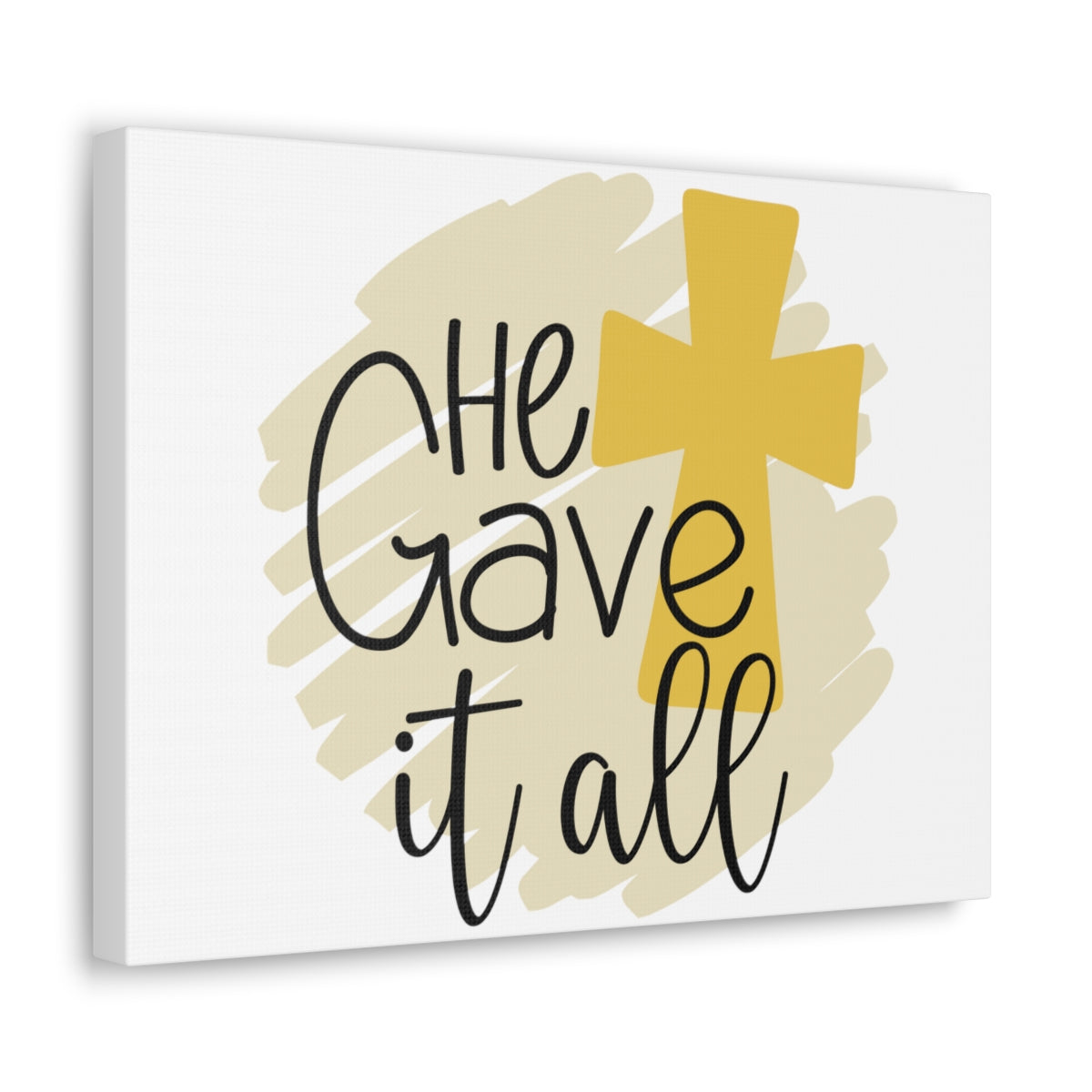 Scripture Walls He Gave It All John 3:16 Christian Wall Art Print Ready to Hang Unframed-Express Your Love Gifts