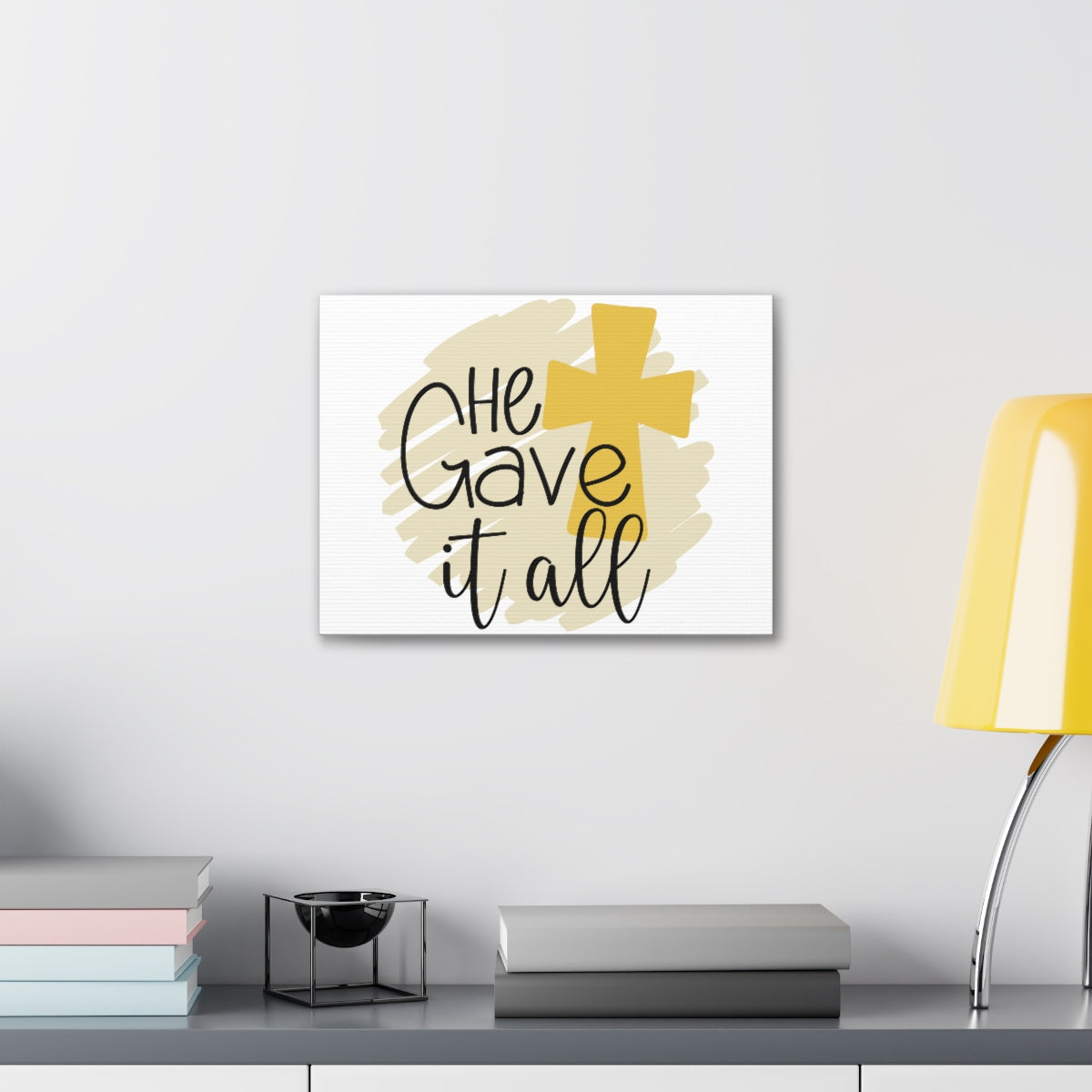 Scripture Walls He Gave It All John 3:16 Christian Wall Art Print Ready to Hang Unframed-Express Your Love Gifts