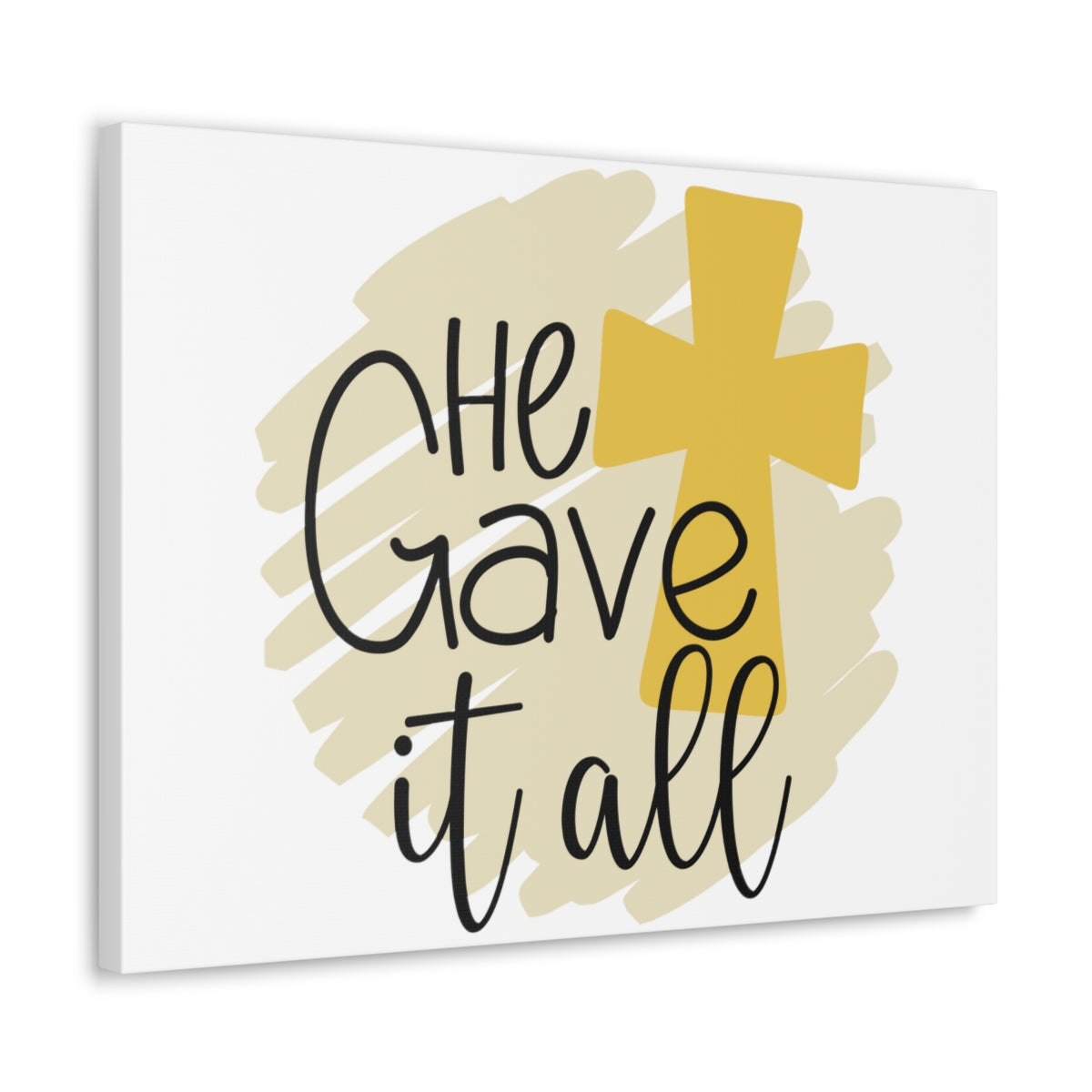 Scripture Walls He Gave It All John 3:16 Christian Wall Art Print Ready to Hang Unframed-Express Your Love Gifts