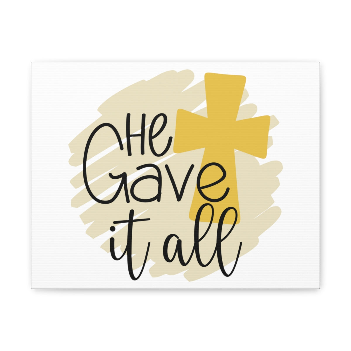 Scripture Walls He Gave It All John 3:16 Christian Wall Art Print Ready to Hang Unframed-Express Your Love Gifts