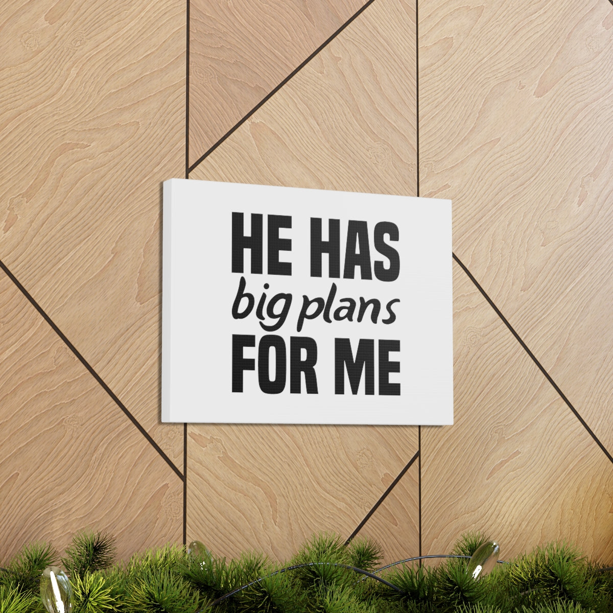 Scripture Walls He Has Big Plans Jeremiah 29:11 Christian Wall Art Bible Verse Print Ready to Hang Unframed-Express Your Love Gifts