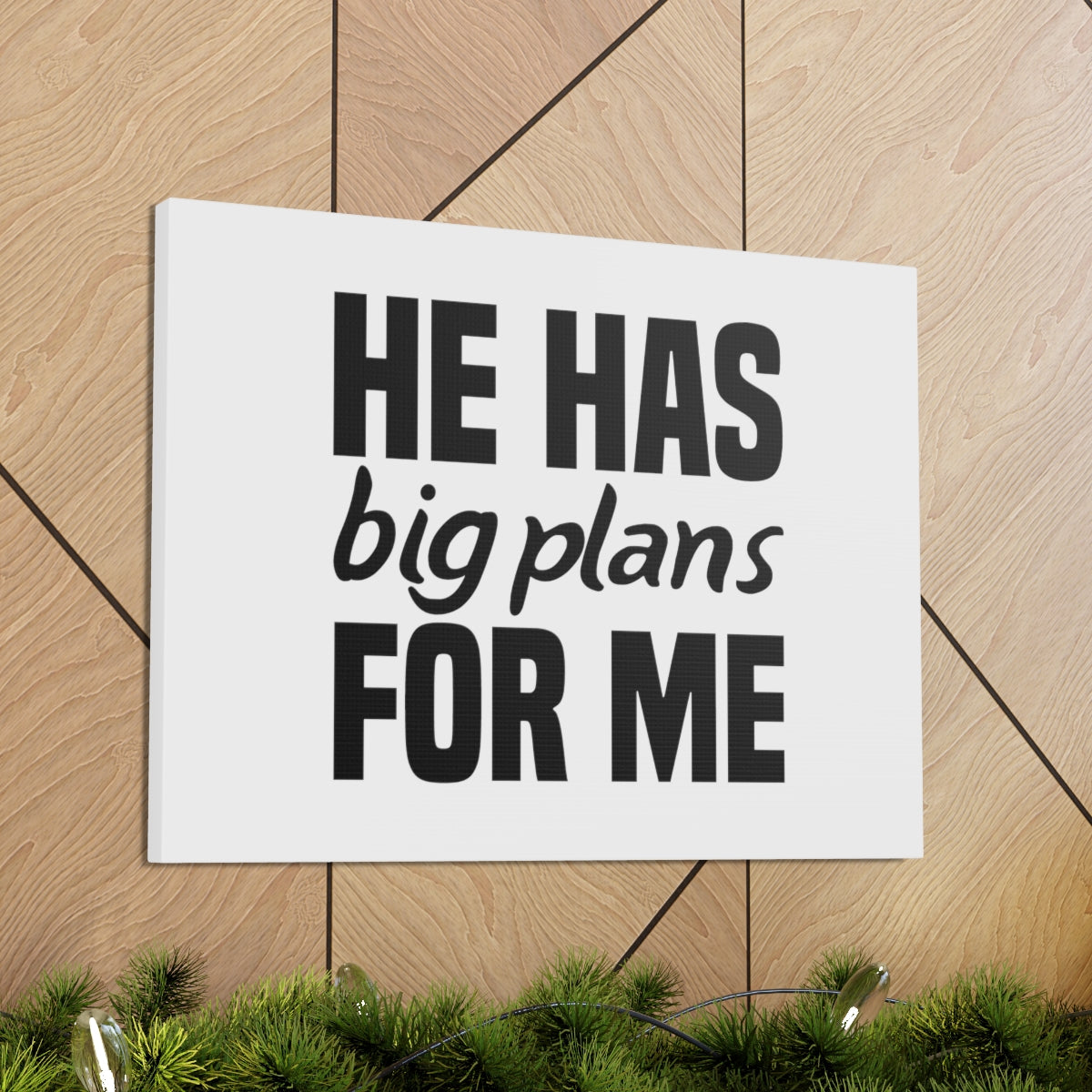 Scripture Walls He Has Big Plans Jeremiah 29:11 Christian Wall Art Bible Verse Print Ready to Hang Unframed-Express Your Love Gifts