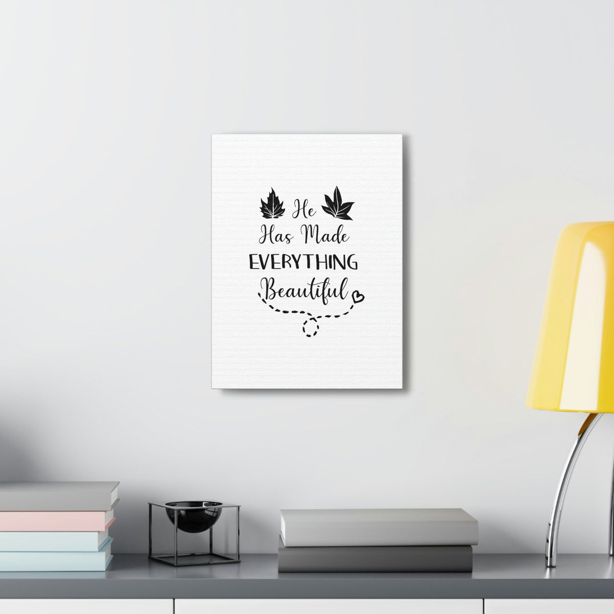 Scripture Walls He Has Made Everything Beautiful Ecclesiastes 3:11 Christian Wall Art Bible Verse Print Ready to Hang Unframed-Express Your Love Gifts