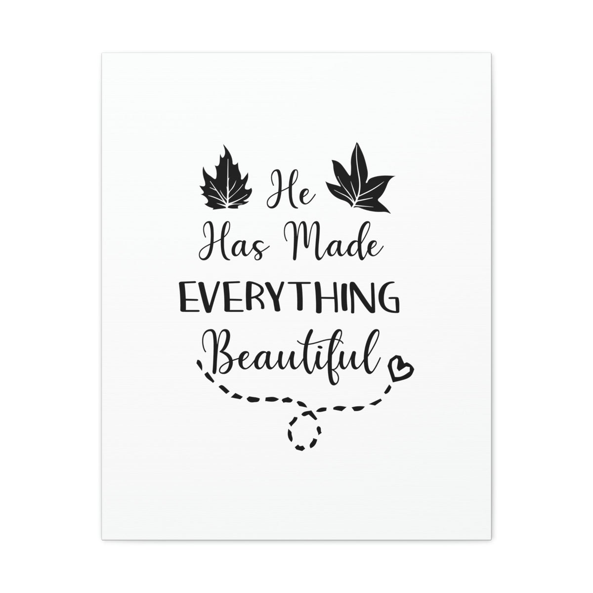 Scripture Walls He Has Made Everything Beautiful Ecclesiastes 3:11 Christian Wall Art Bible Verse Print Ready to Hang Unframed-Express Your Love Gifts