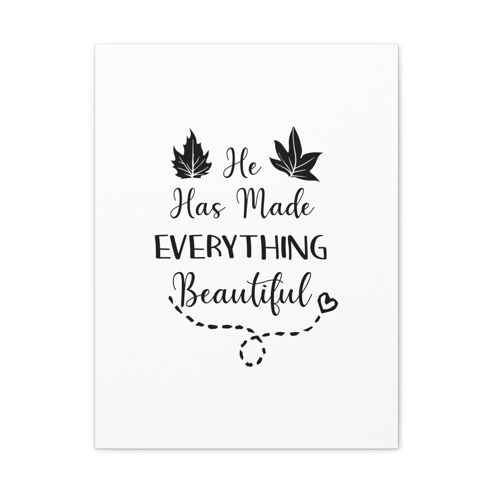 Scripture Walls He Has Made Everything Beautiful Ecclesiastes 3:11 Christian Wall Art Bible Verse Print Ready to Hang Unframed-Express Your Love Gifts