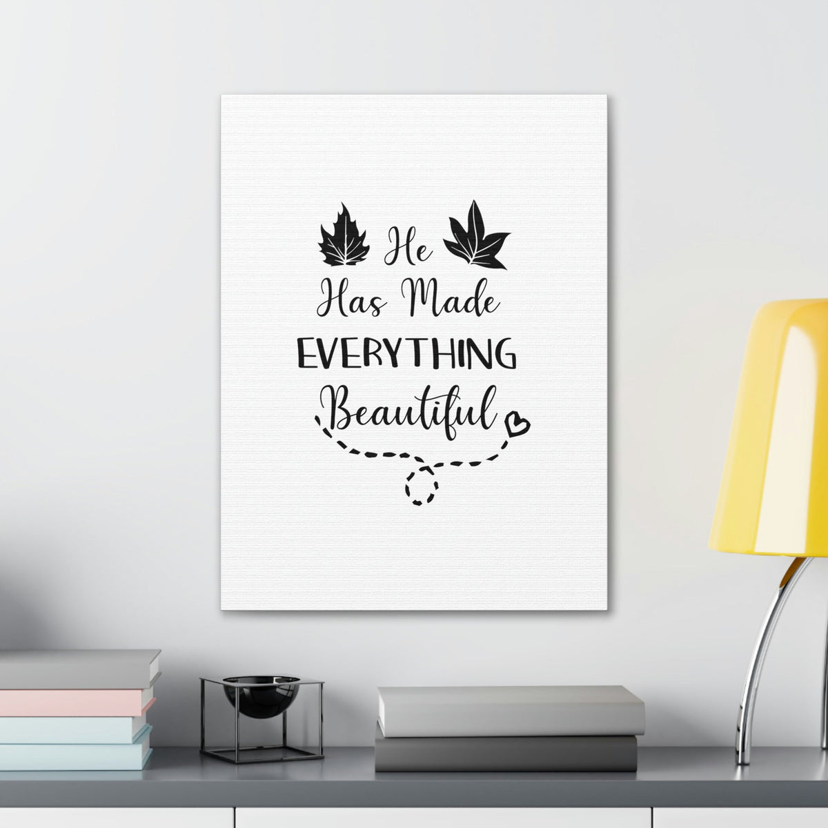 Scripture Walls He Has Made Everything Beautiful Ecclesiastes 3:11 Christian Wall Art Bible Verse Print Ready to Hang Unframed-Express Your Love Gifts
