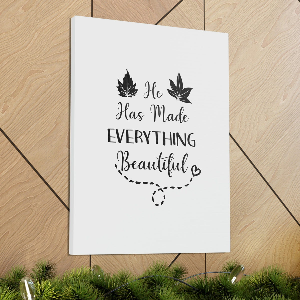 Scripture Walls He Has Made Everything Beautiful Ecclesiastes 3:11 Christian Wall Art Bible Verse Print Ready to Hang Unframed-Express Your Love Gifts