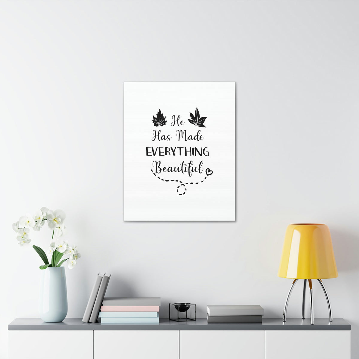 Scripture Walls He Has Made Everything Beautiful Ecclesiastes 3:11 Christian Wall Art Bible Verse Print Ready to Hang Unframed-Express Your Love Gifts