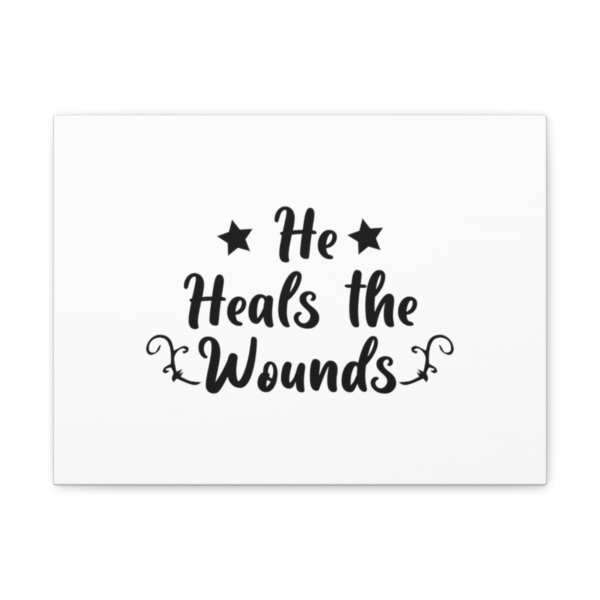 Scripture Walls He Heals The Wounds Psalm 147:3 Christian Wall Art Bible Verse Print Ready to Hang Unframed-Express Your Love Gifts
