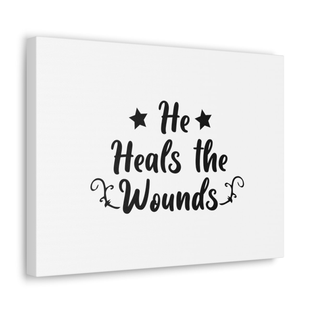 Scripture Walls He Heals The Wounds Psalm 147:3 Christian Wall Art Bible Verse Print Ready to Hang Unframed-Express Your Love Gifts