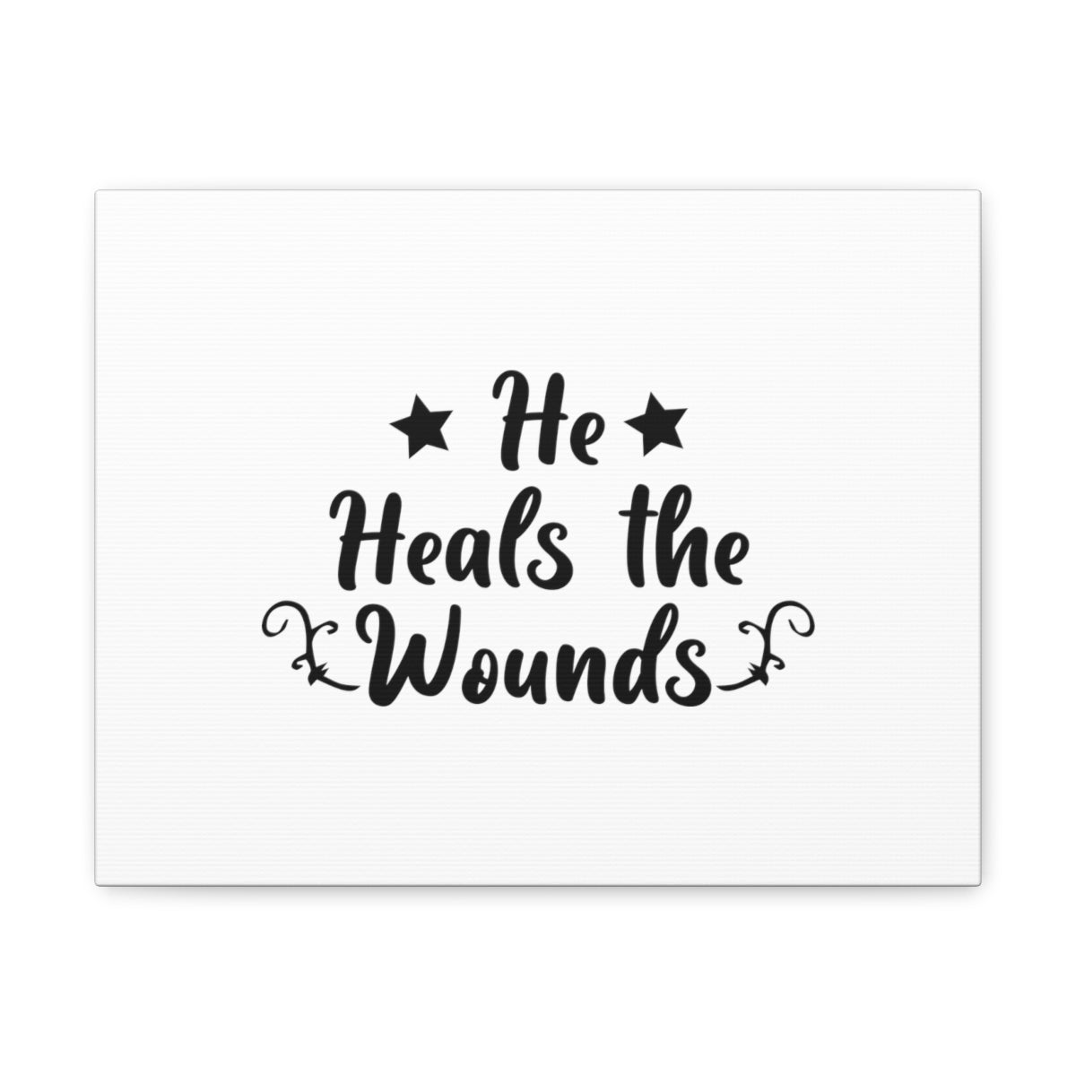 Scripture Walls He Heals The Wounds Psalm 147:3 Christian Wall Art Bible Verse Print Ready to Hang Unframed-Express Your Love Gifts