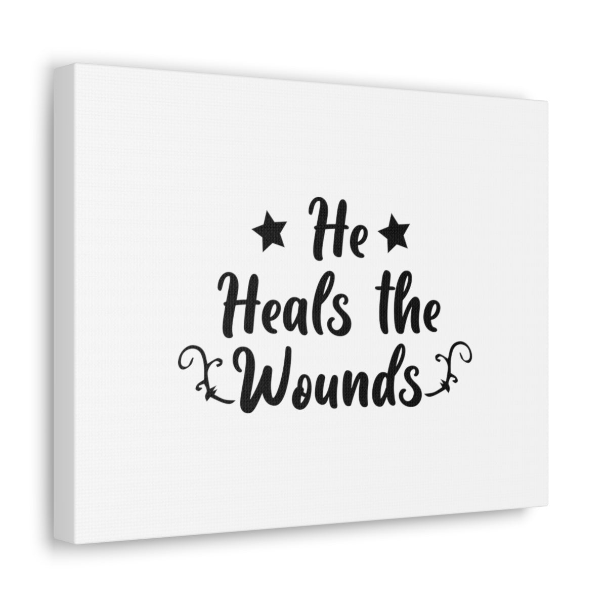 Scripture Walls He Heals The Wounds Psalm 147:3 Christian Wall Art Bible Verse Print Ready to Hang Unframed-Express Your Love Gifts