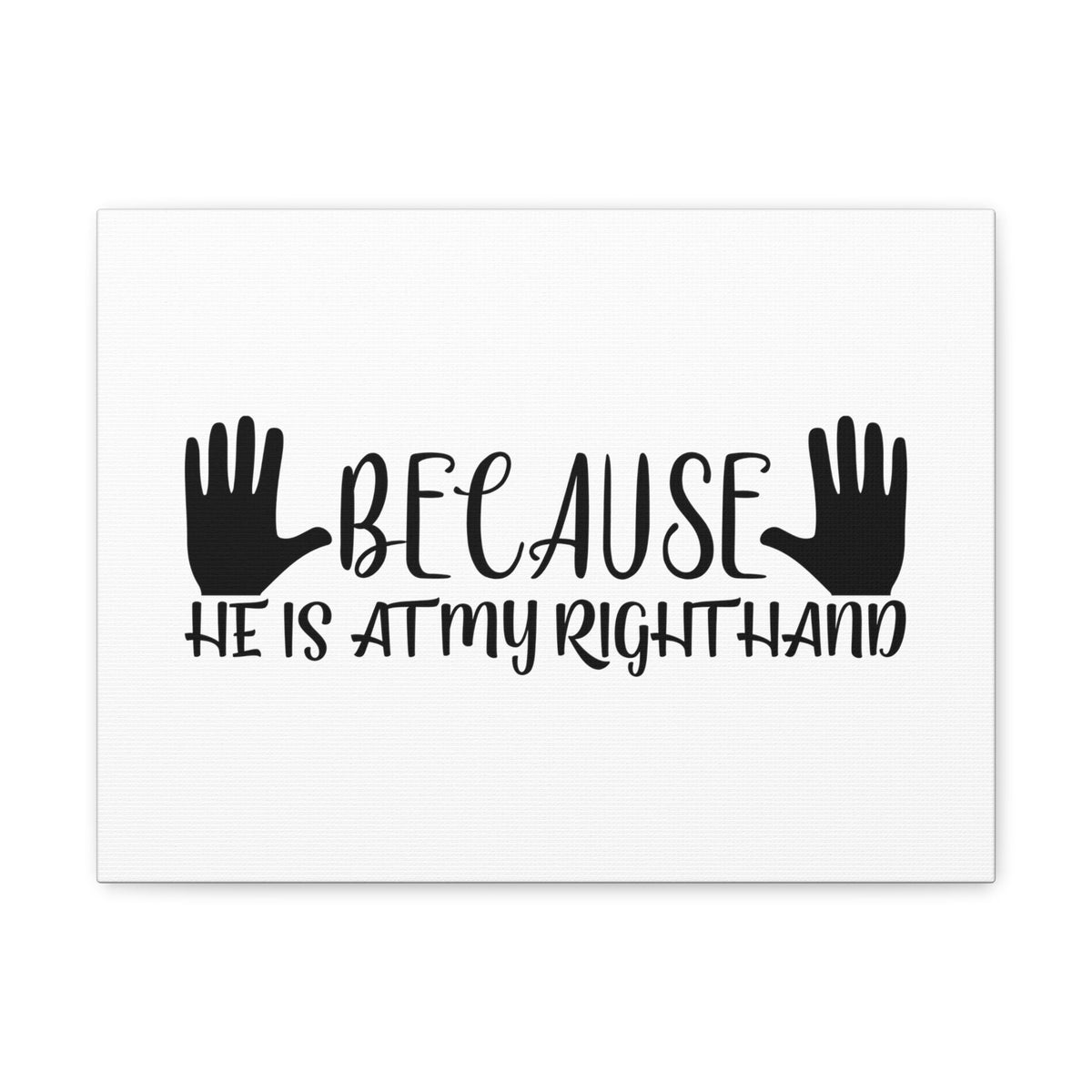 Scripture Walls He Is At My Right Hand Isaiah 41:13 Christian Wall Art Bible Verse Print Ready to Hang Unframed-Express Your Love Gifts