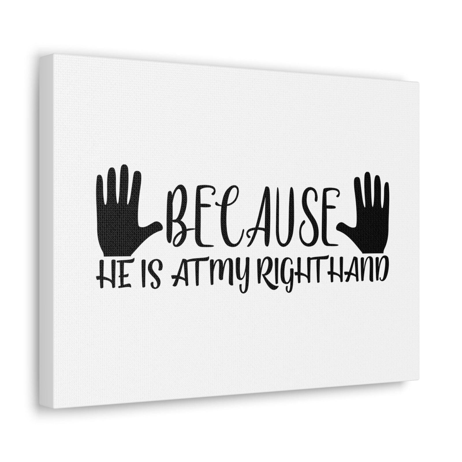 Scripture Walls He Is At My Right Hand Isaiah 41:13 Christian Wall Art Bible Verse Print Ready to Hang Unframed-Express Your Love Gifts