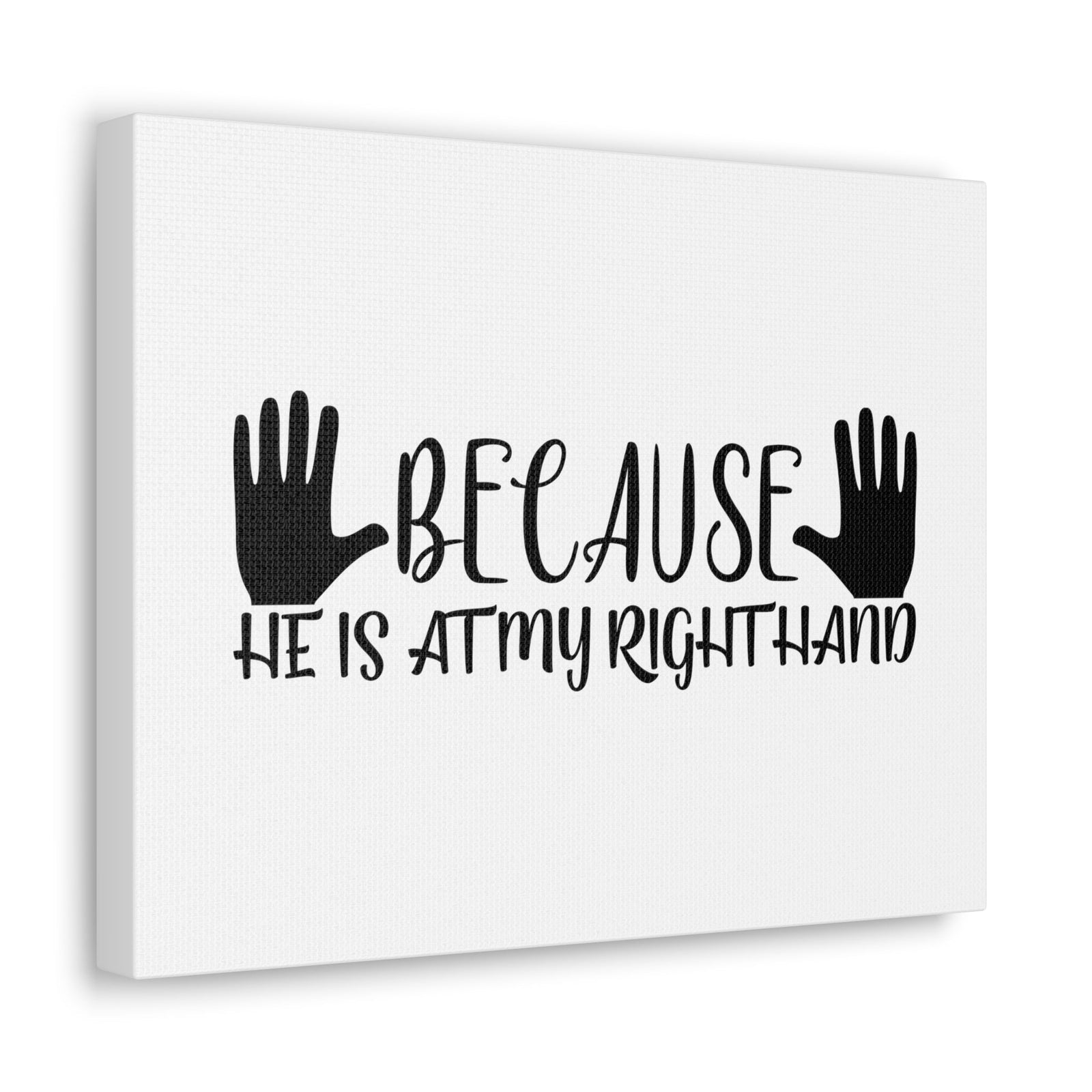 Scripture Walls He Is At My Right Hand Isaiah 41:13 Christian Wall Art Bible Verse Print Ready to Hang Unframed-Express Your Love Gifts