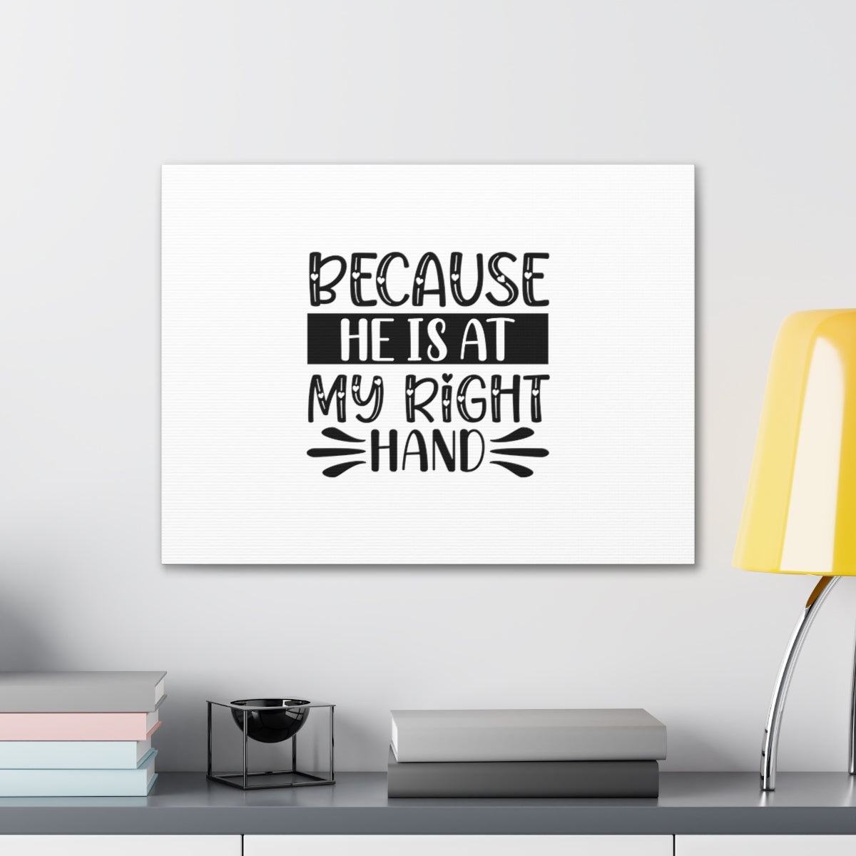 Scripture Walls He Is At My Right Hand Psalm 139:10 Christian Wall Art Bible Verse Print Ready to Hang Unframed-Express Your Love Gifts