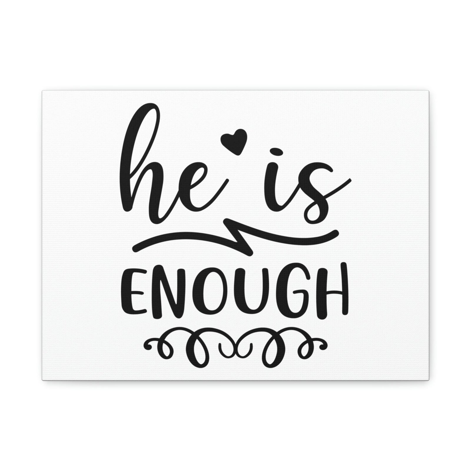 Scripture Walls He Is Enough 2 Peter 1:2 Christian Wall Art Print Ready to Hang Unframed-Express Your Love Gifts