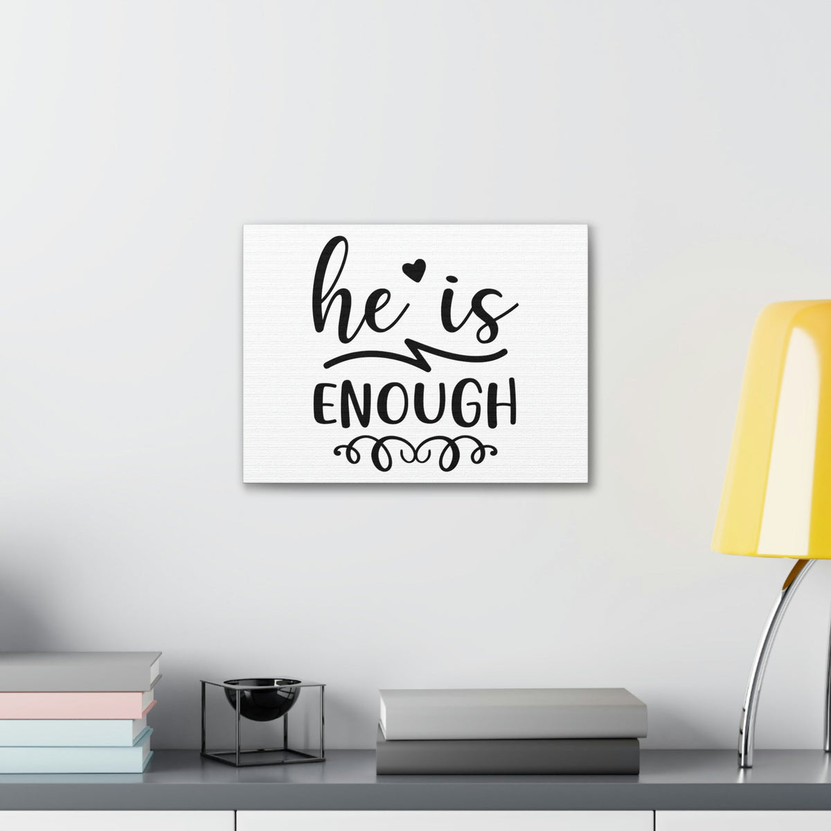 Scripture Walls He Is Enough 2 Peter 1:2 Christian Wall Art Print Ready to Hang Unframed-Express Your Love Gifts