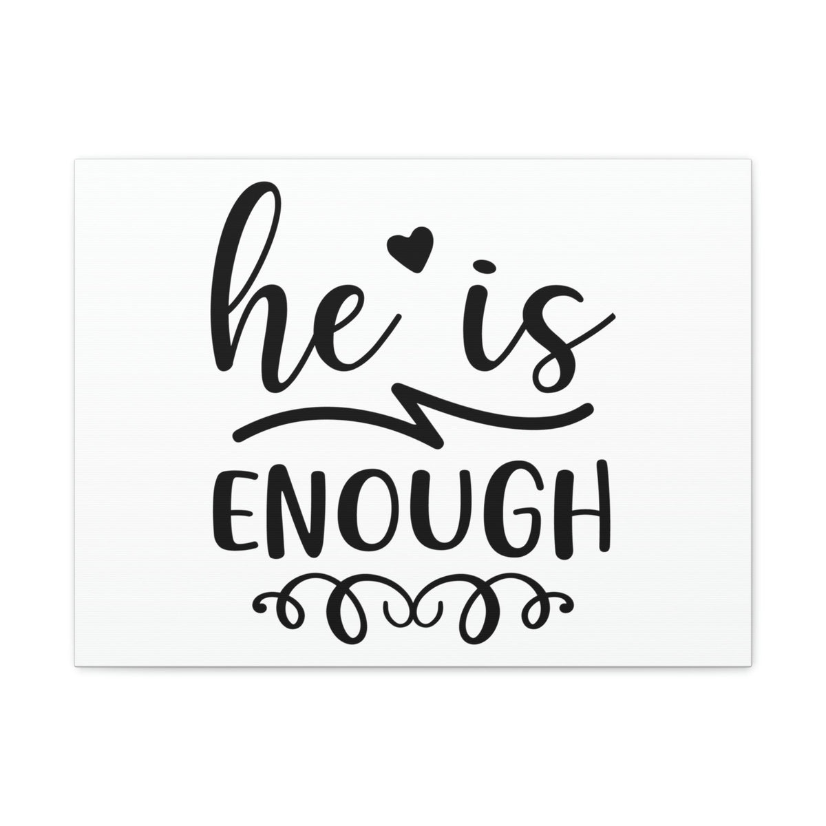 Scripture Walls He Is Enough 2 Peter 1:2 Christian Wall Art Print Ready to Hang Unframed-Express Your Love Gifts