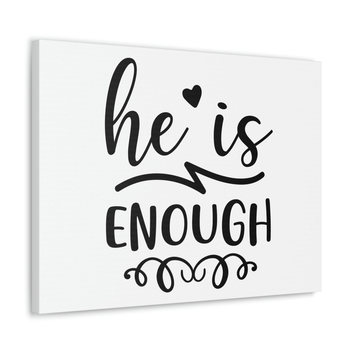 Scripture Walls He Is Enough 2 Peter 1:2 Christian Wall Art Print Ready to Hang Unframed-Express Your Love Gifts