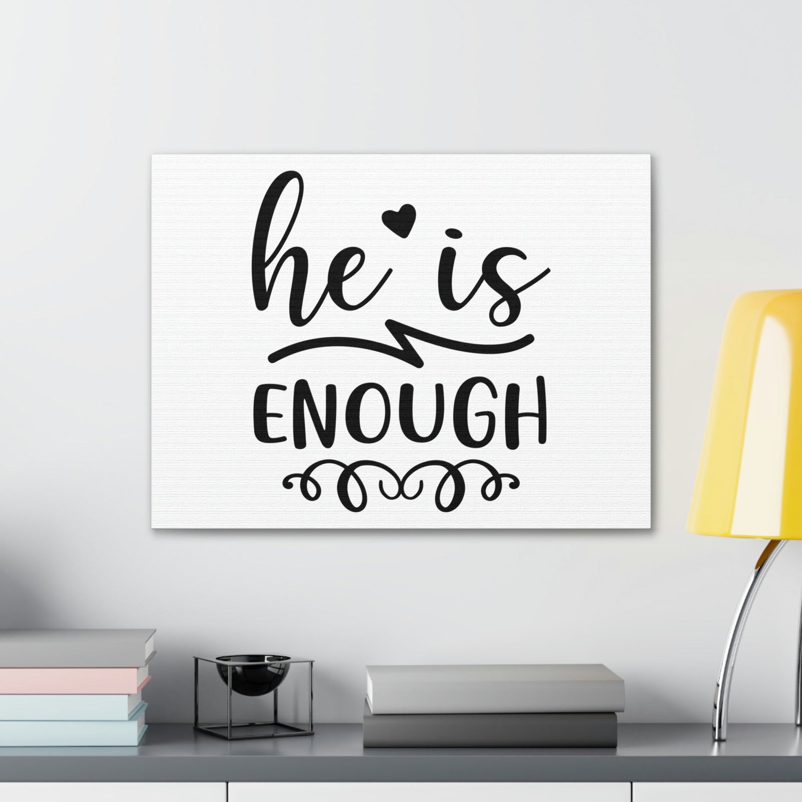 Scripture Walls He Is Enough 2 Peter 1:2 Christian Wall Art Print Ready to Hang Unframed-Express Your Love Gifts